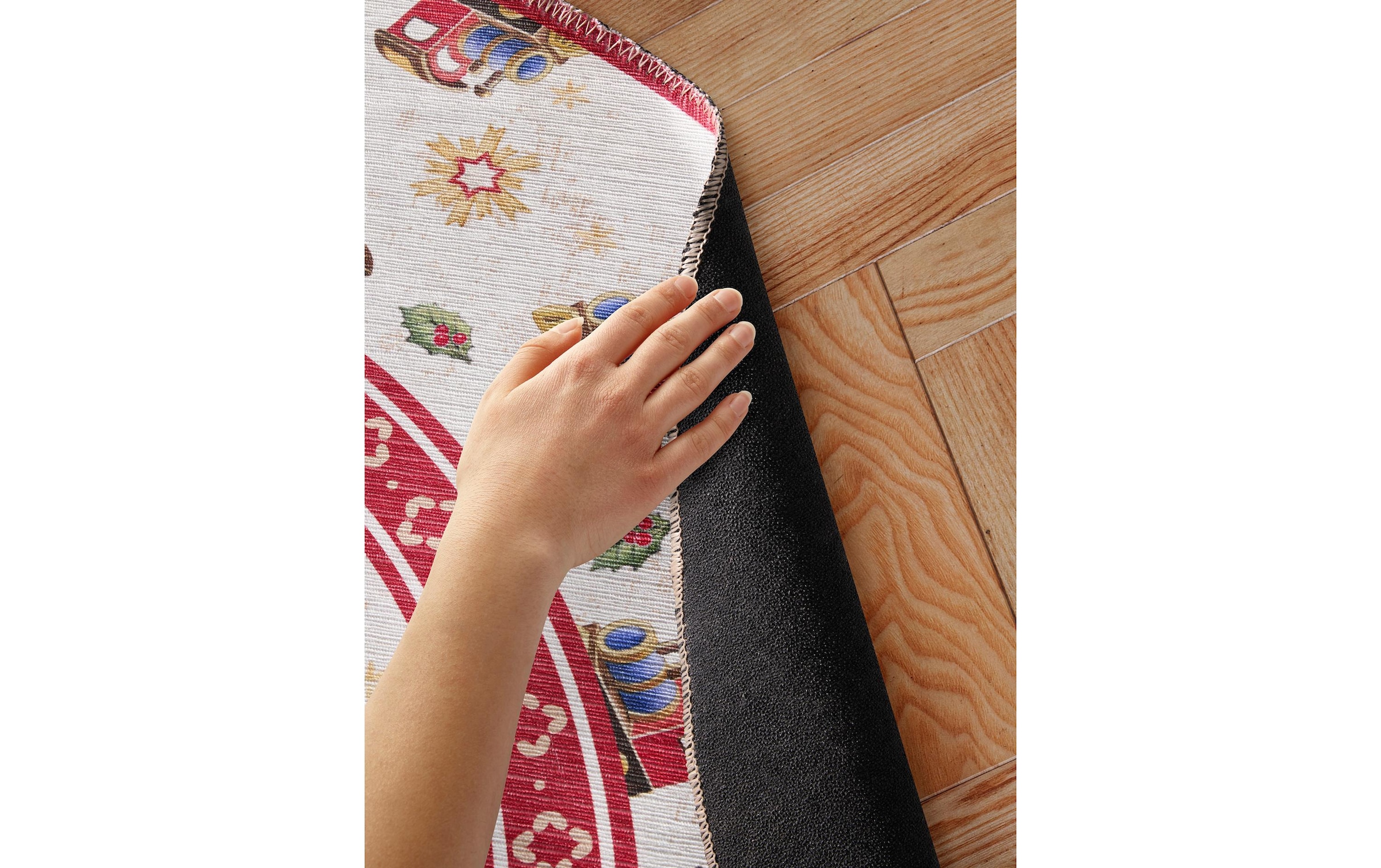 Villeroy & Boch Designteppich »Christmas Train 160 cm«