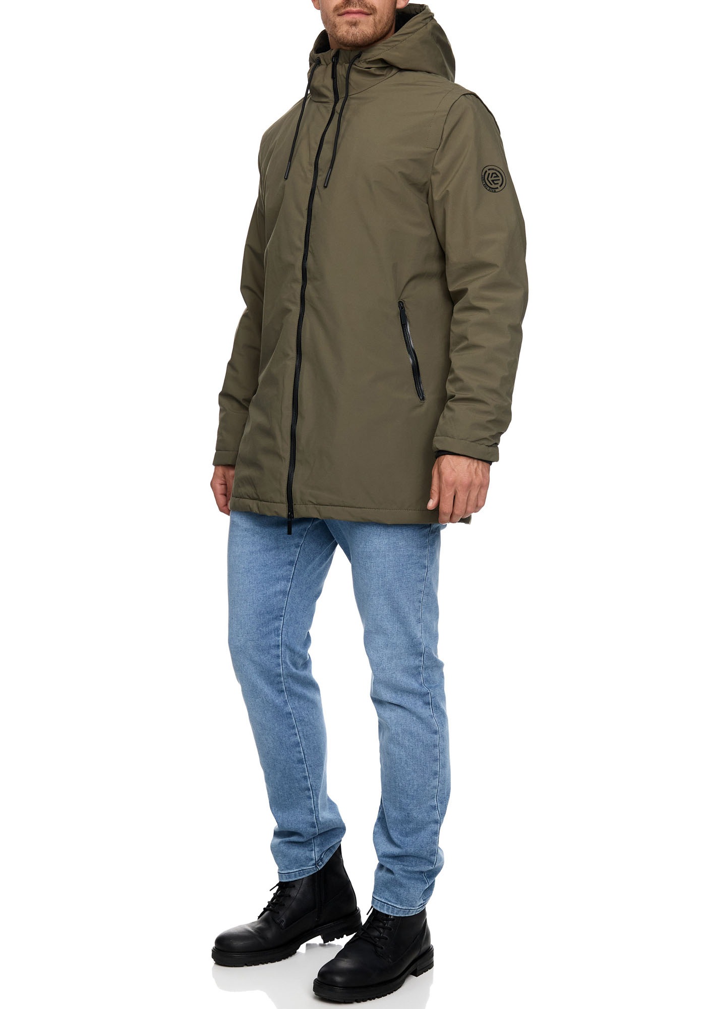 Indicode Langjacke »INChanto« mit Kapuze