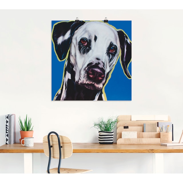 Artland Wandbild »Dalmatiner Chet«, Haustiere, (1 St.), als Leinwandbild,  Wandaufkleber oder Poster in versch. Grössen bequem kaufen