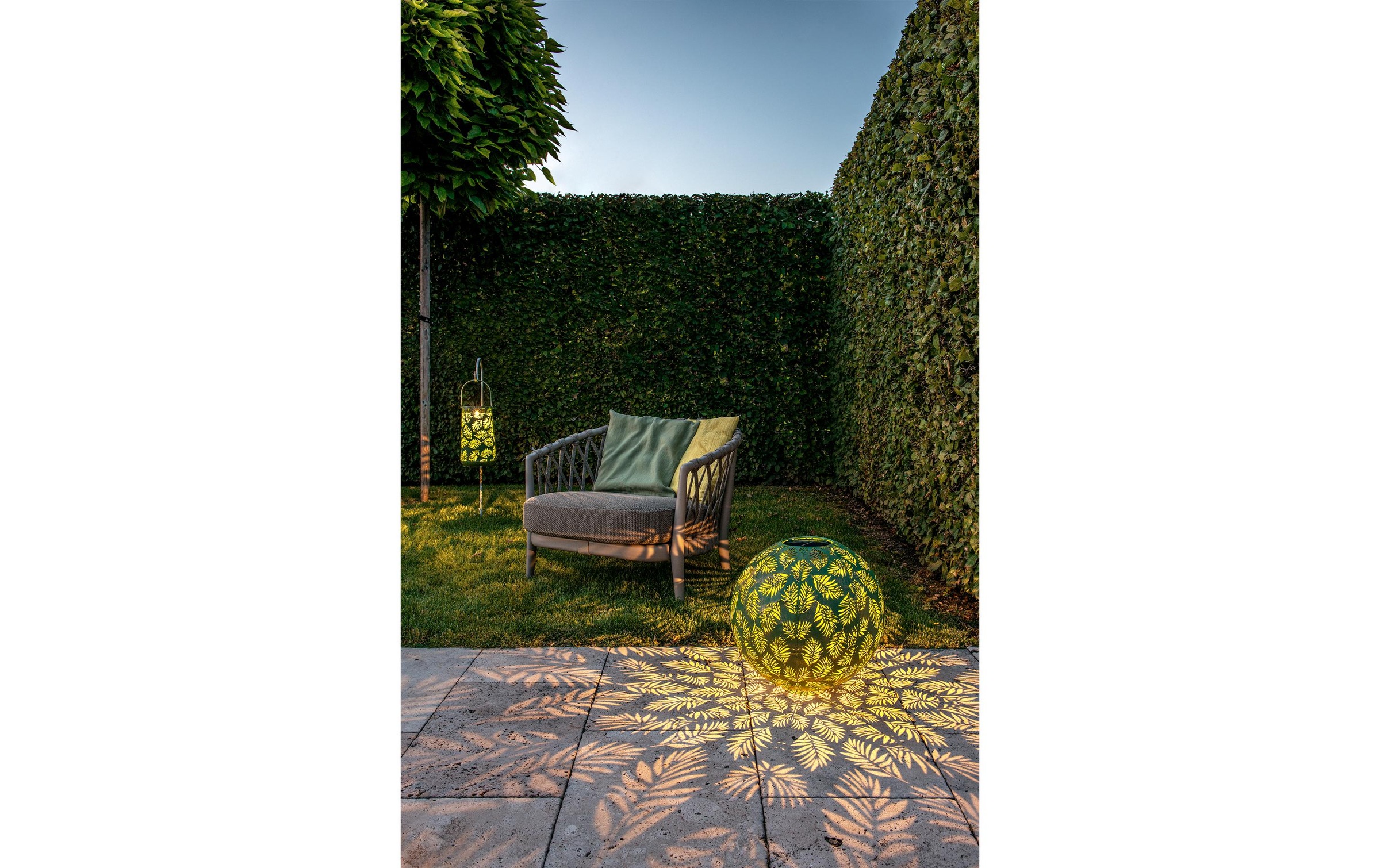 STT LED Gartenleuchte »Solar Antic Ball Bamboo«