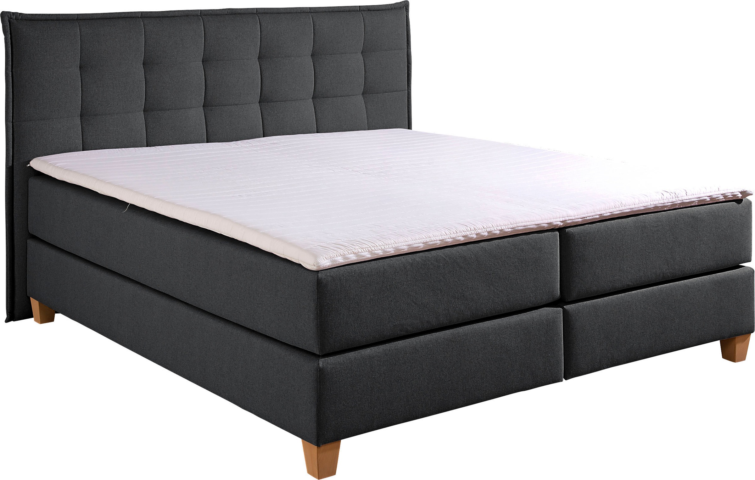 Home affaire Boxspringbett, inklusive Komfortschaum-Topper