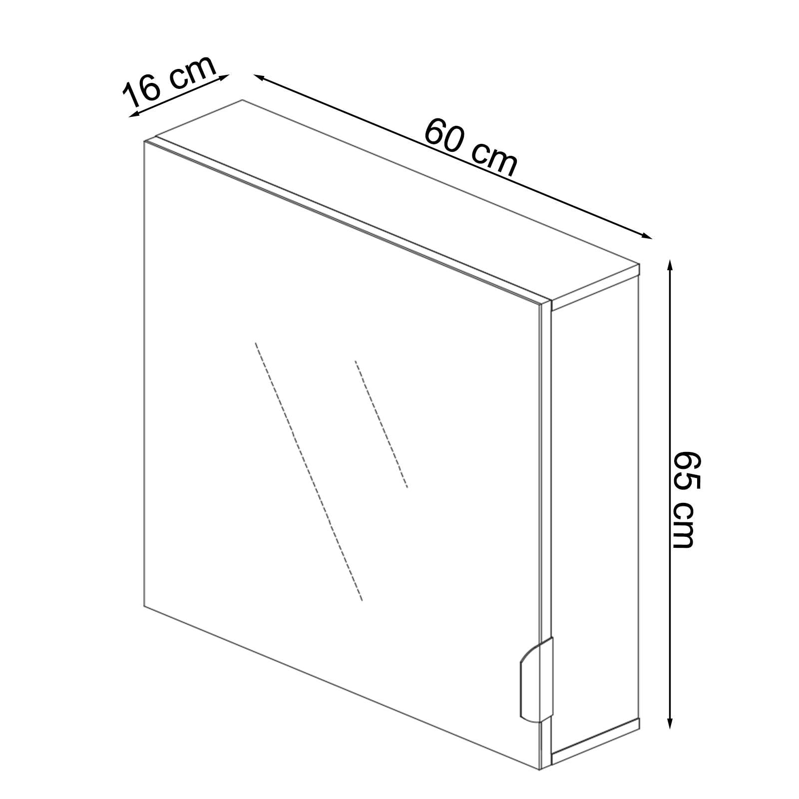 welltime Spiegelschrank »Lage« Pflegeleichte Oberfläche, FSC®-zertifiziert