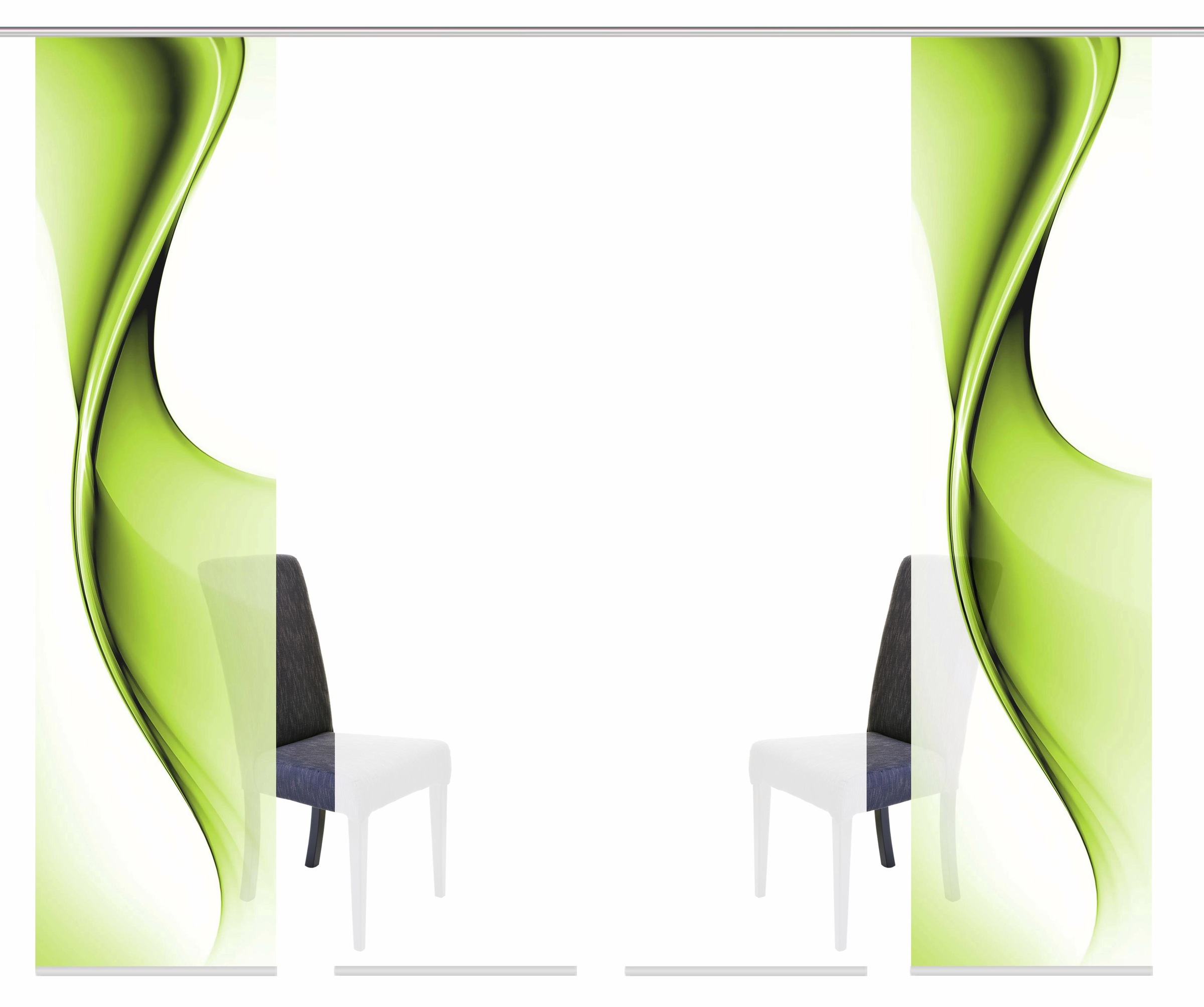 Image of HOME WOHNIDEEN Schiebegardine »EASTON«, (4 St.), HxB: 245x60, inkl. Befestigungszubehör bei Ackermann Versand Schweiz