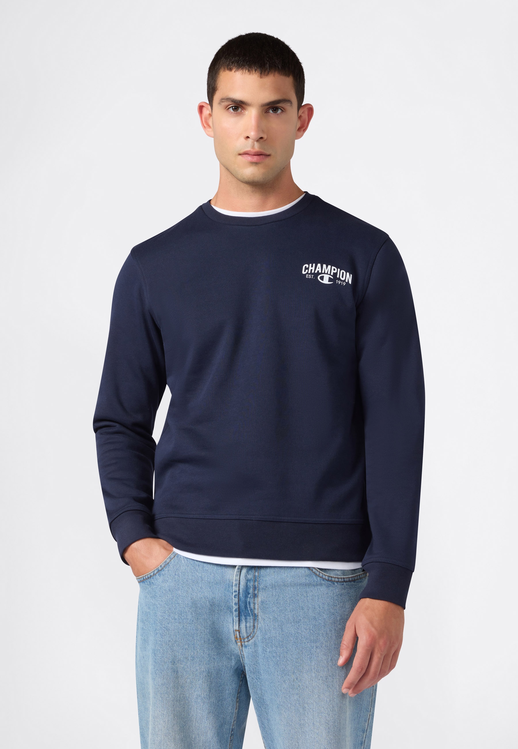 Image of Champion Sweatshirt "SPORTWEAR CREWNECK Standard Fit", mit sportlicher Ausstrahlung, für Sportmode und Freizeit, Standard Fit