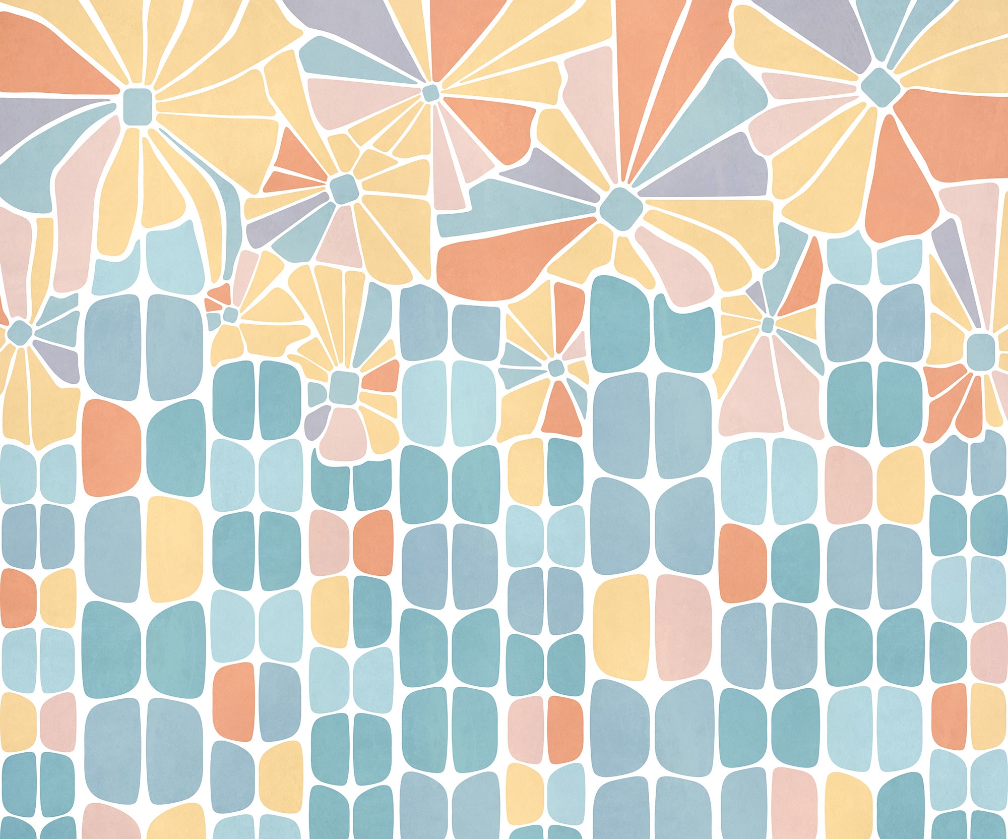 Komar Fototapete »Komar Vlies Fototapete - Garden Dream - Grösse 300 x 250 cm« bedruckt glatt