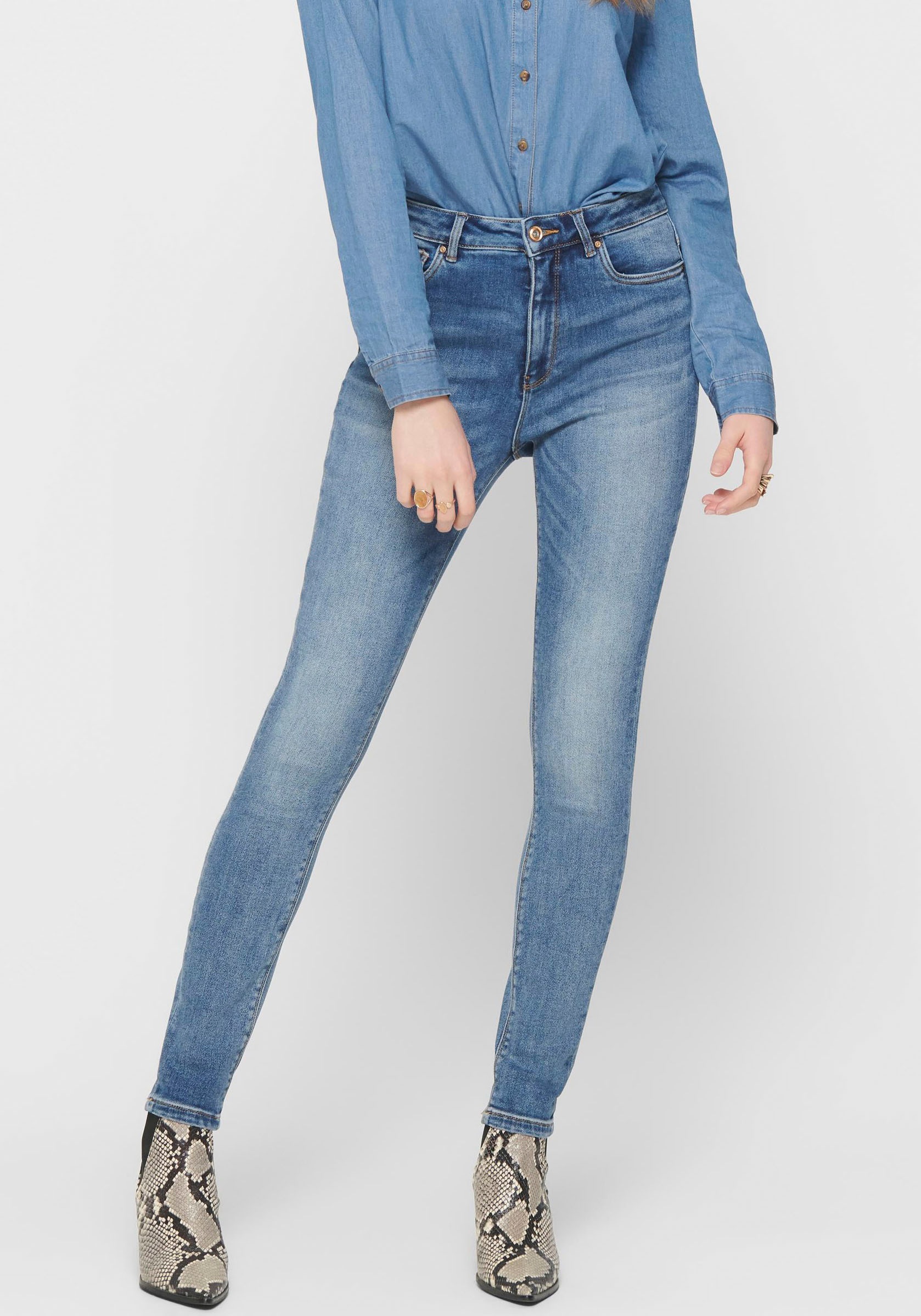 Image of Only High-waist-Jeans »ONLMILA LIFE HW SK ANK« bei Ackermann Versand Schweiz