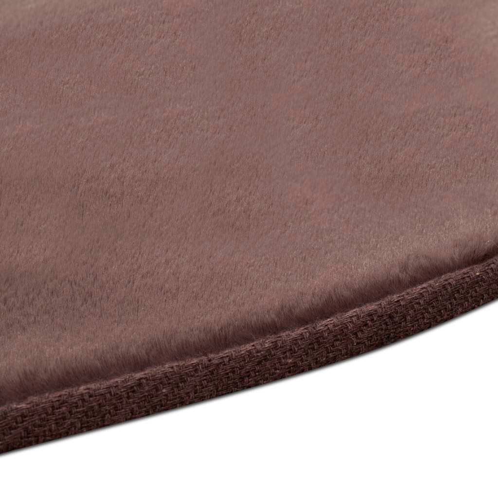 Carpet City Tapis à poils longs »TOPIA400« Rond 21 mm Höhe besonders weich und kuschelig durch Polyester, Uni-Farben