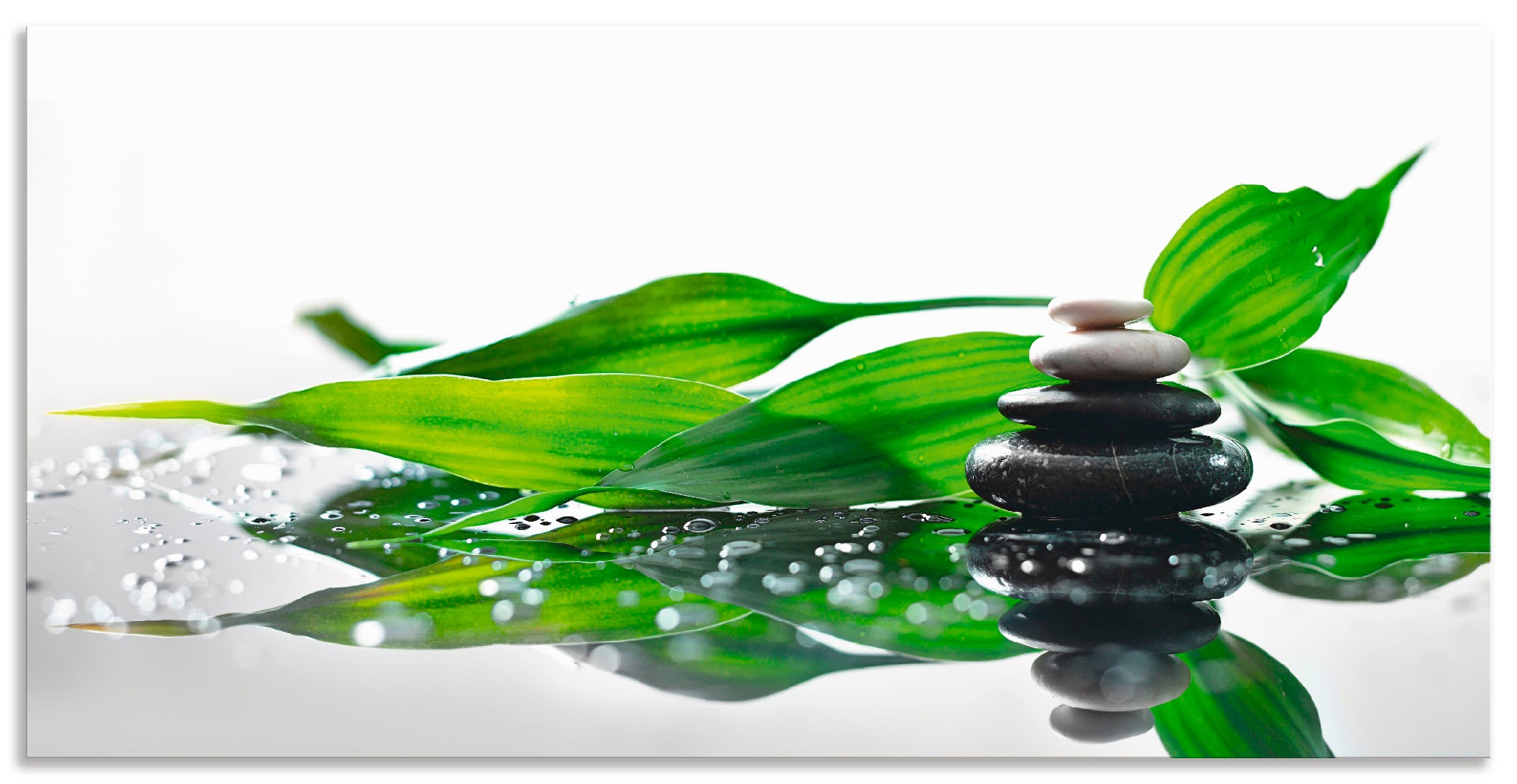 Image of Artland Wandbild »Spa mit Steinen und Bambus«, Zen, (1 St.) bei Ackermann Versand Schweiz