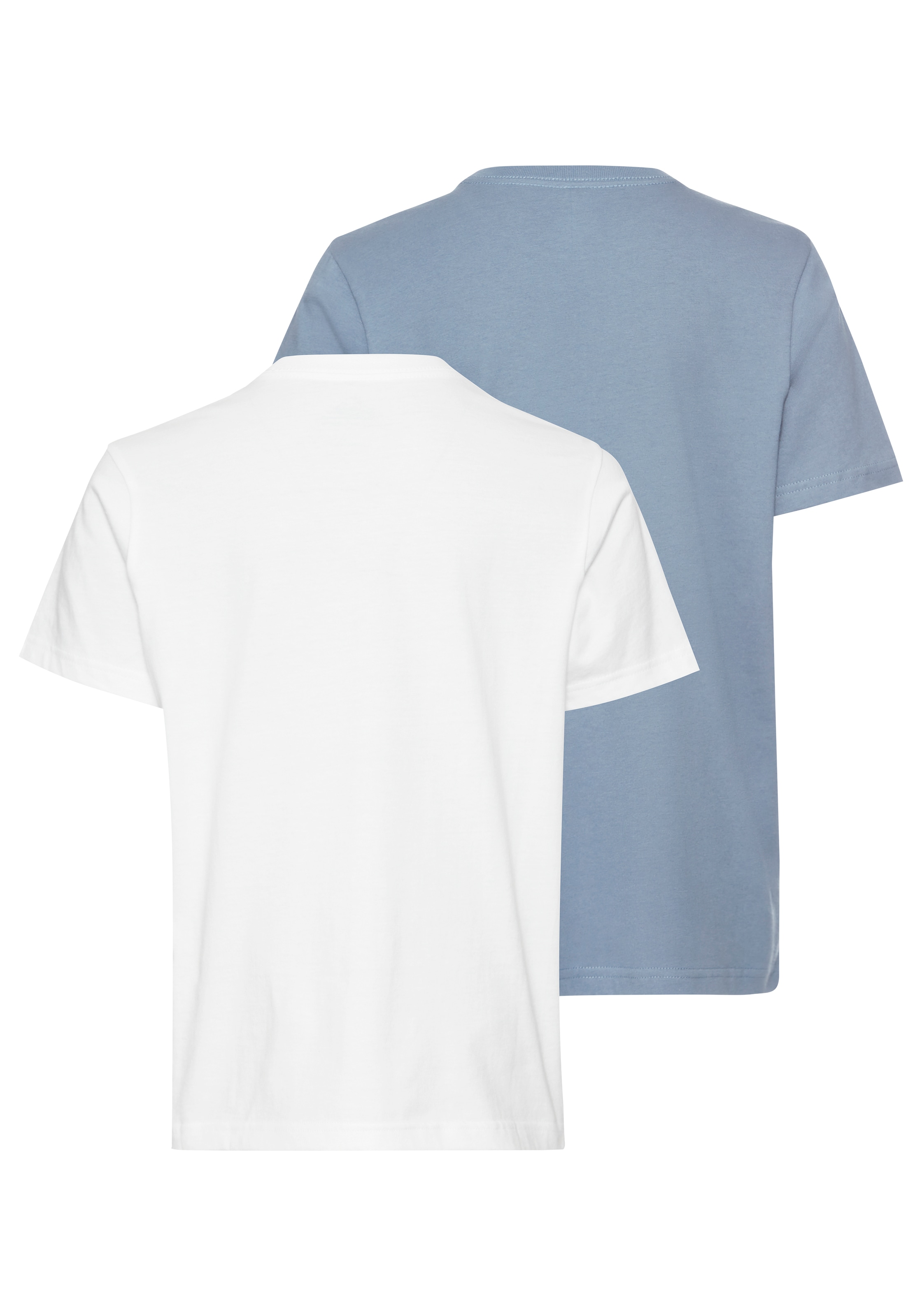 Quiksilver T-Shirt »BOWNESHORT SLEEVE SHORT SLEEVE TEE PACK YTH«, (Packung, 2 tlg., 2er-Pack)