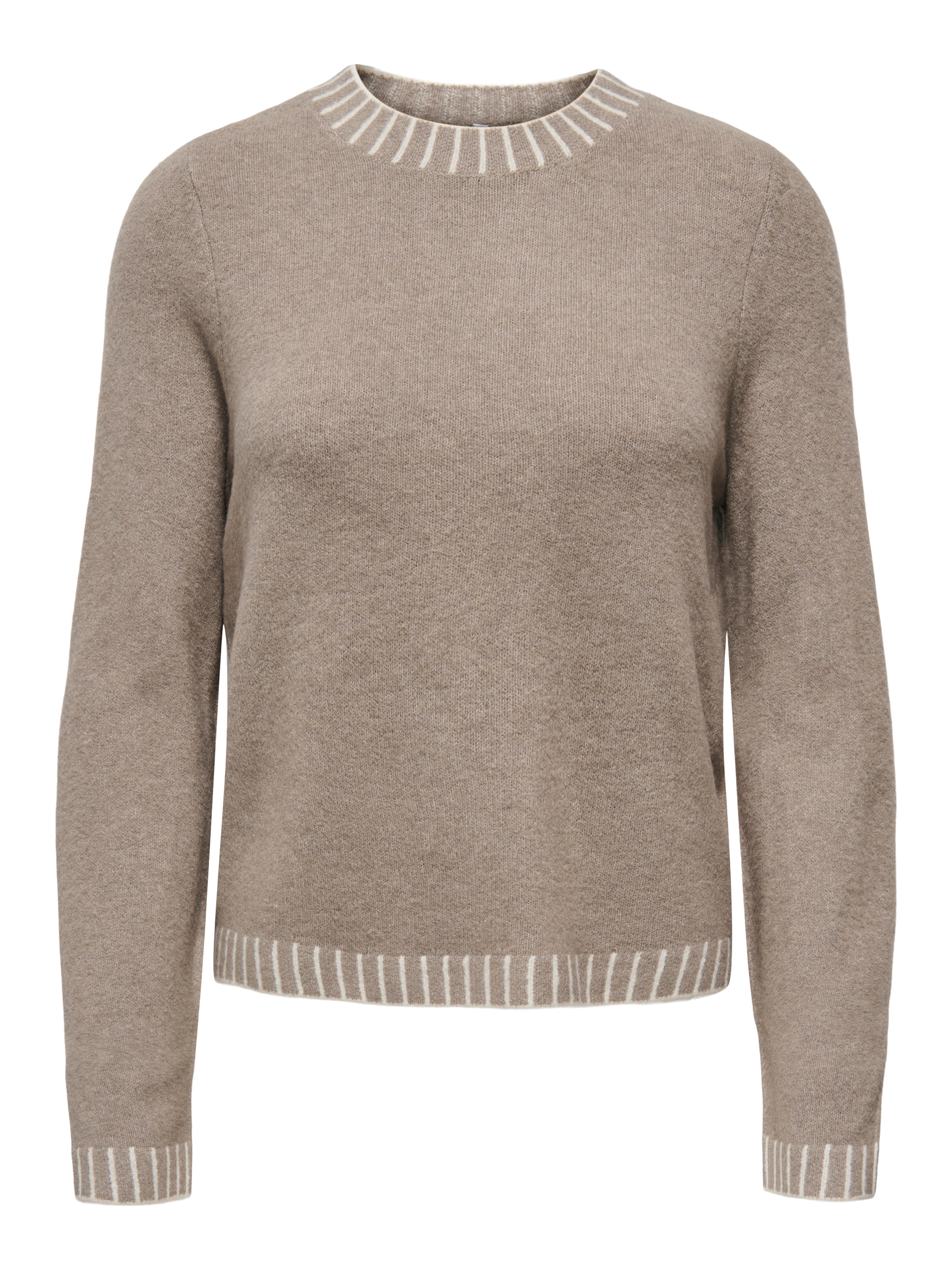 ONLY Strickpullover »ONLFINA LS STITCH O-NECK CC KNT«