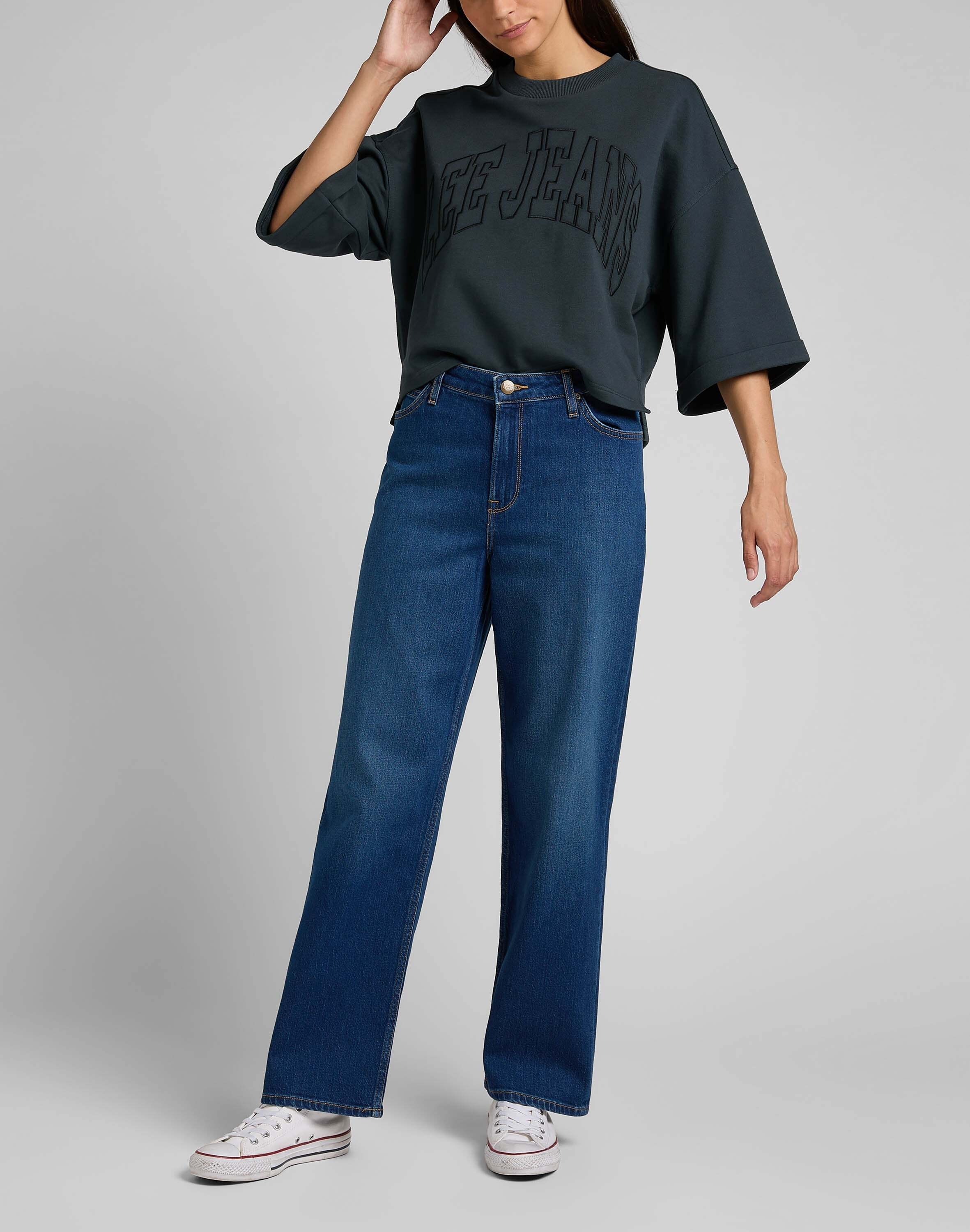 Lee® Weite Jeans »LEE Flared Jeans Wide Leg Long«