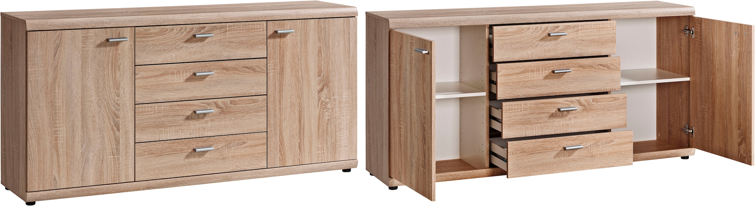 Procontour Commode »Sun BESTSELLER« hauteur 74 cm, étagères réglables en hauteur