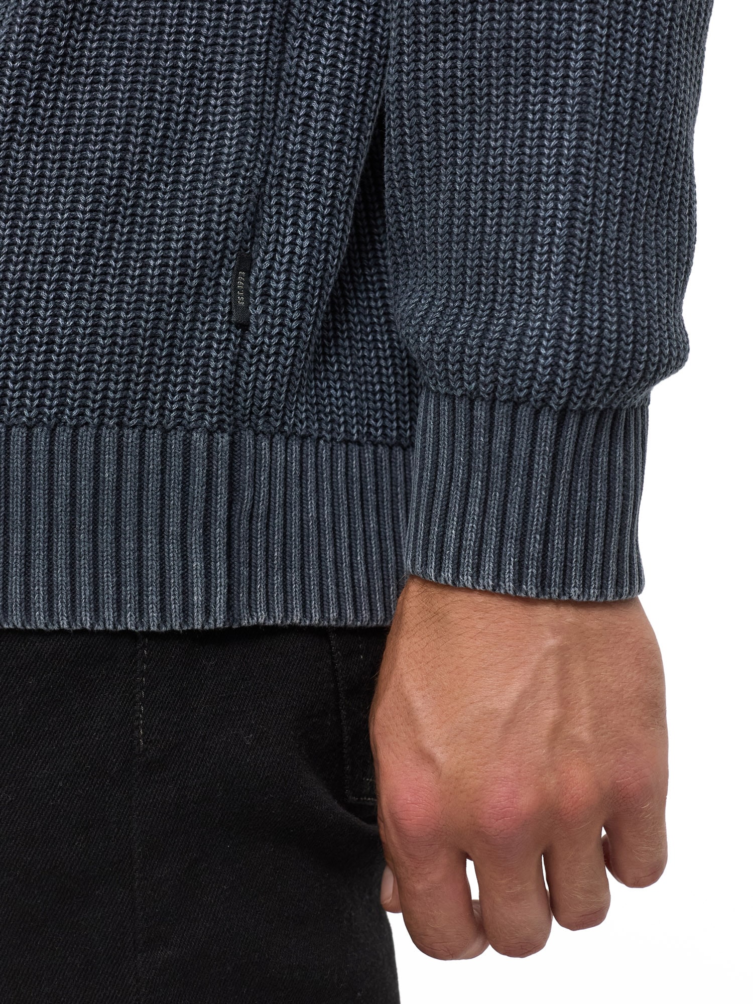 Indicode Pull à col rond »INTorpedo« Baumwolle, regular fit