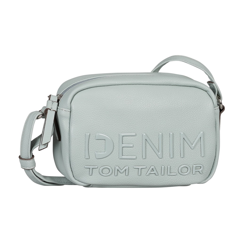 TOM TAILOR Denim Handtasche »Aveline« Damen Umhängetasche, Schultertasche mit glänzendem 3D-Logo