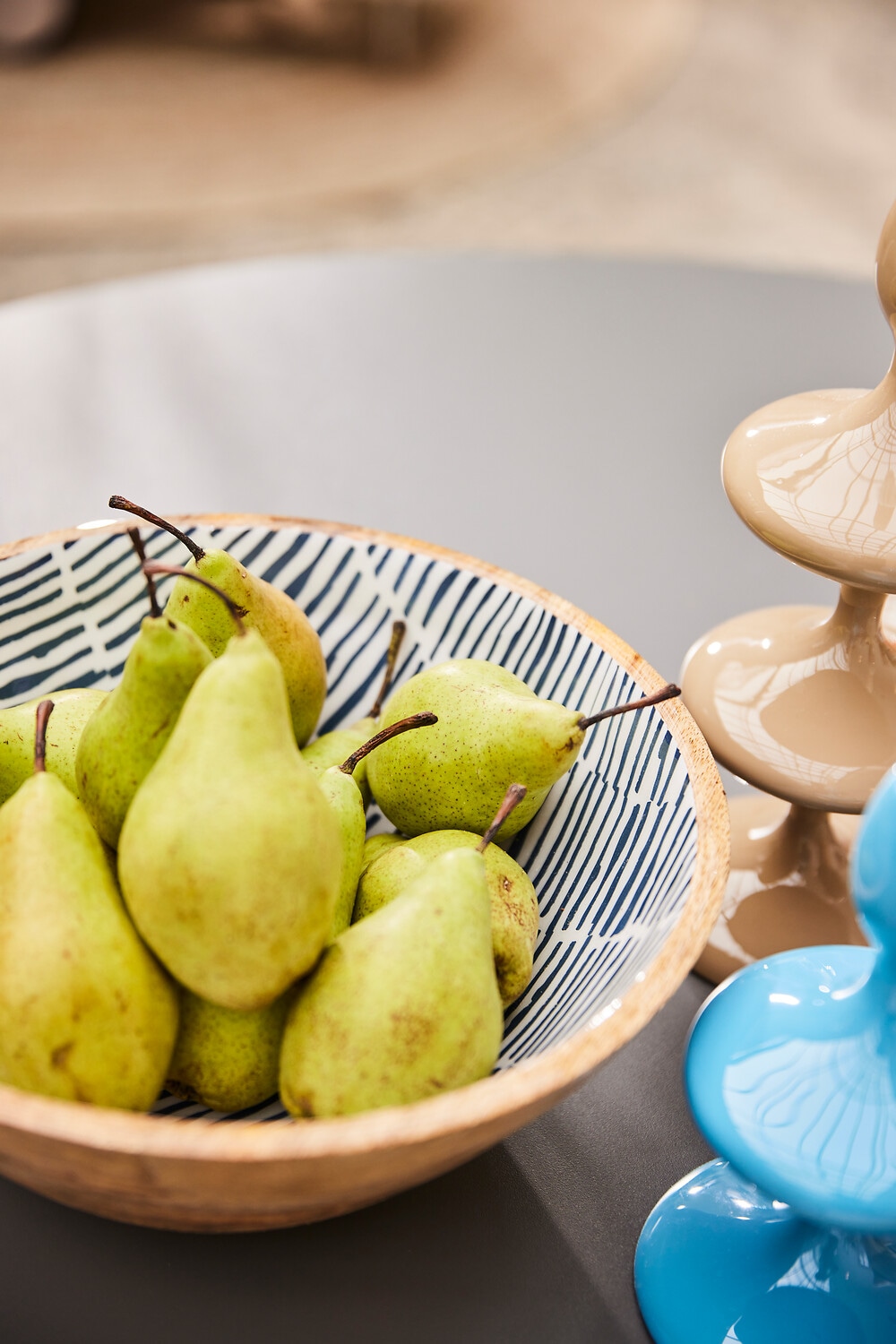 Zeller Present Schale »Mangoholz, mit Streifendekor« aus Massivholz hochwertiges natürliches Material