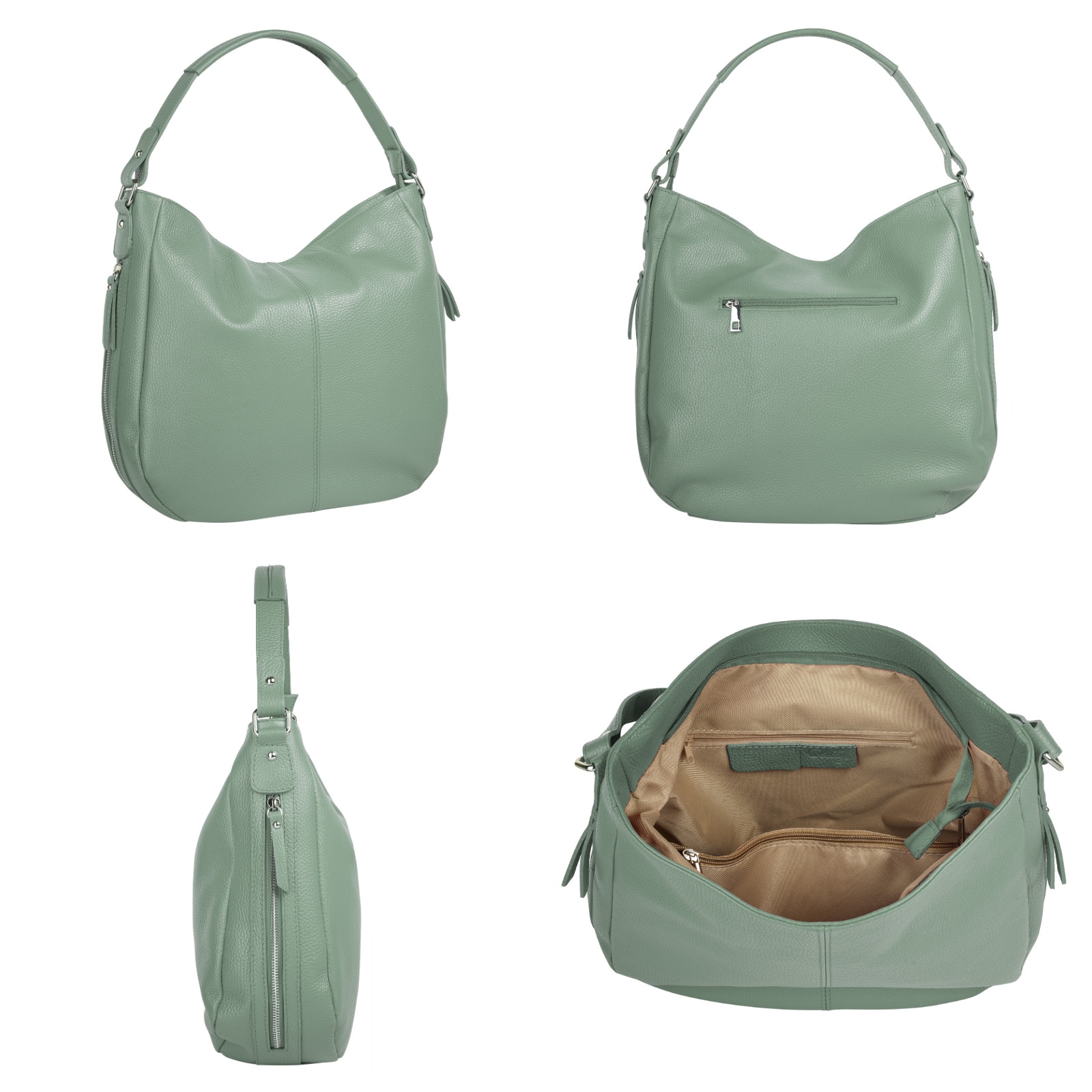 Cluty Shopper, echt Leder, Made in Italy