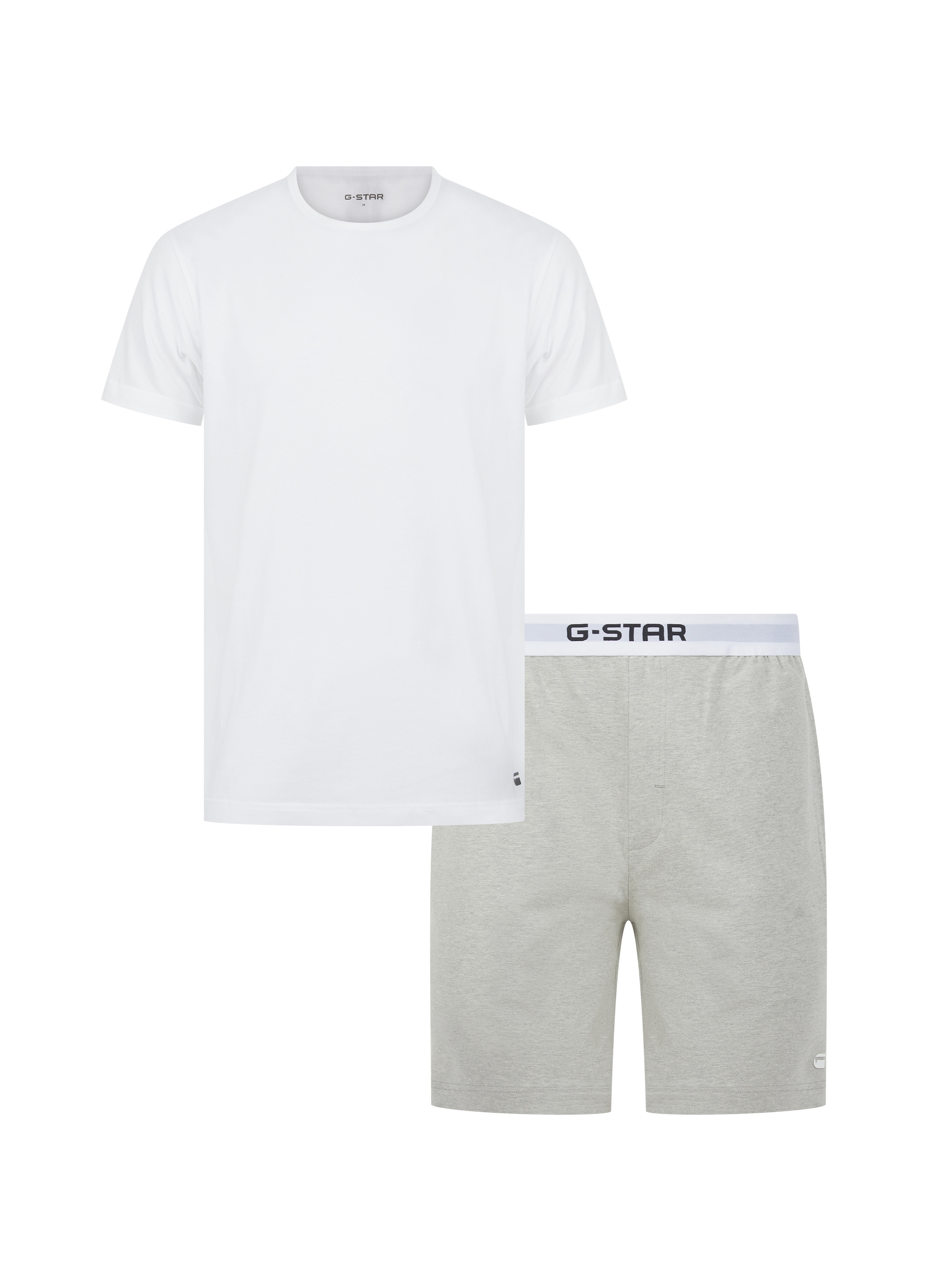 Image of G-STAR Pyjama "SLATE, T-SHIRT & SHORTS" Set, 2 tlg. Regular Fit in Baumwoll-Qualität