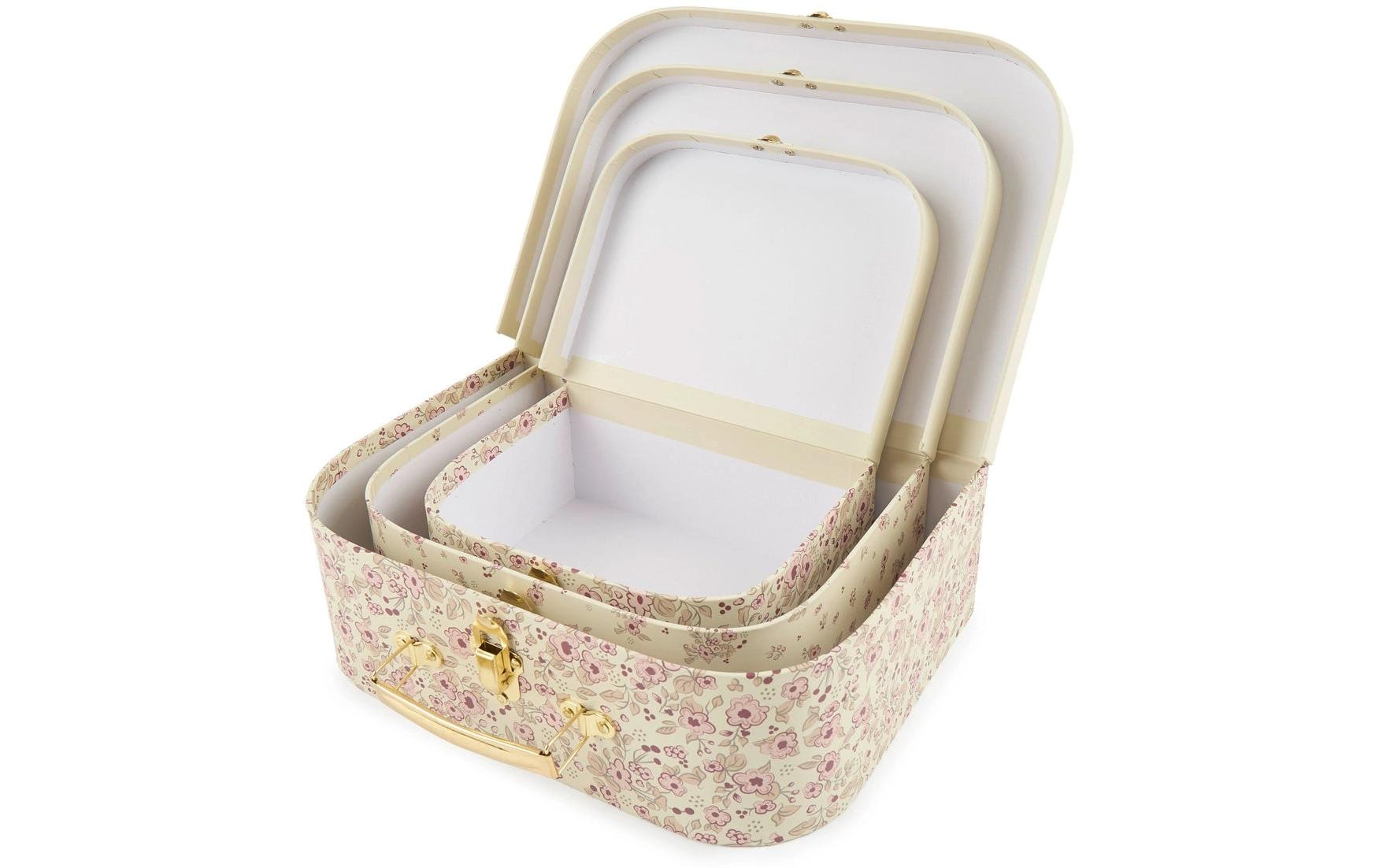 BIECO Spielwerkzeugkoffer »Ella vintage flowers 3er Set«
