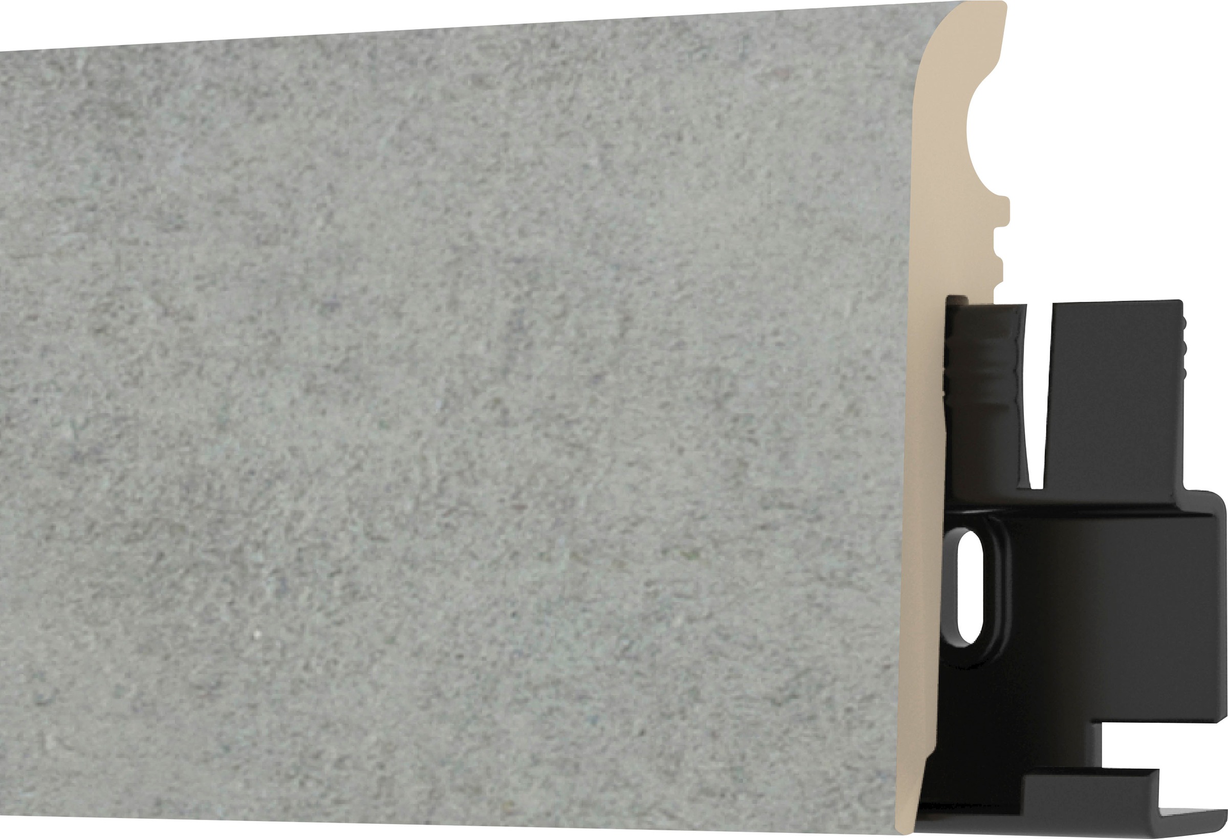 Image of Arbiton Sockelleiste »TORE 60 Brooklyn«, (Set, 2 St., 2 Stück á 2,20m), Concrete, Hochwertige Designleiste für Vinyl bei Ackermann Versand Schweiz