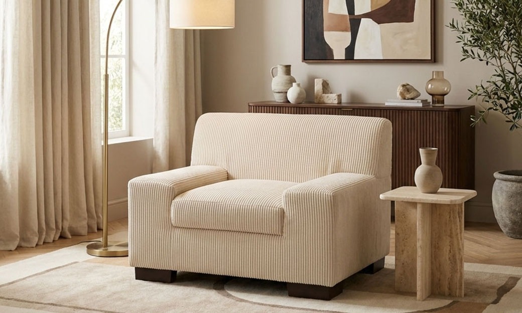 Image of GOODproduct Sessel "Faxxe 101 x 85 cm, stabile Konstruktion" aus haustierfreundlichem Pet Friendly Cord