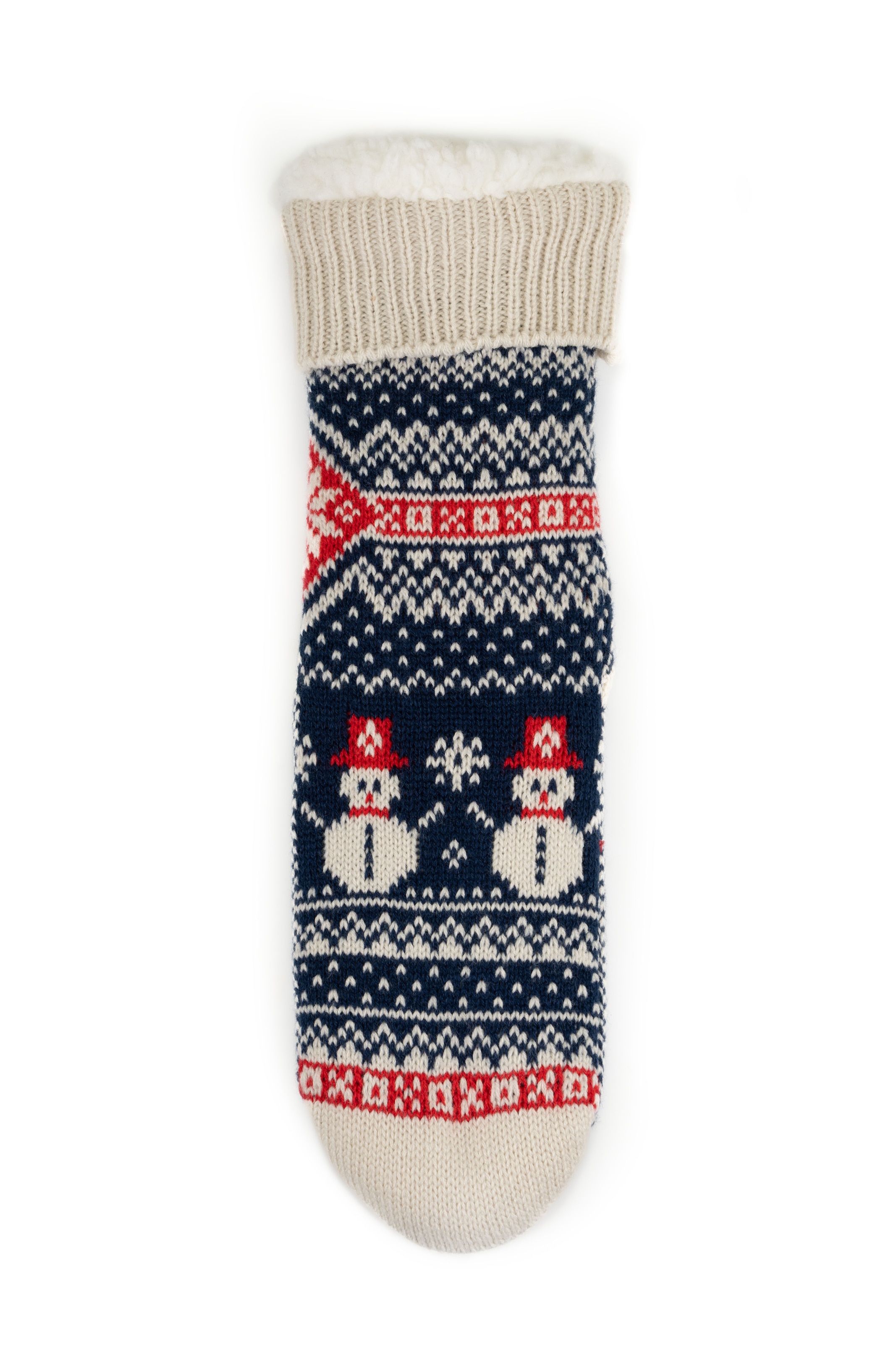 Capelli New York Socken »Haussocken blue combo« 1 Paar,  rutschsicher, feinstrick, warm gefüttert