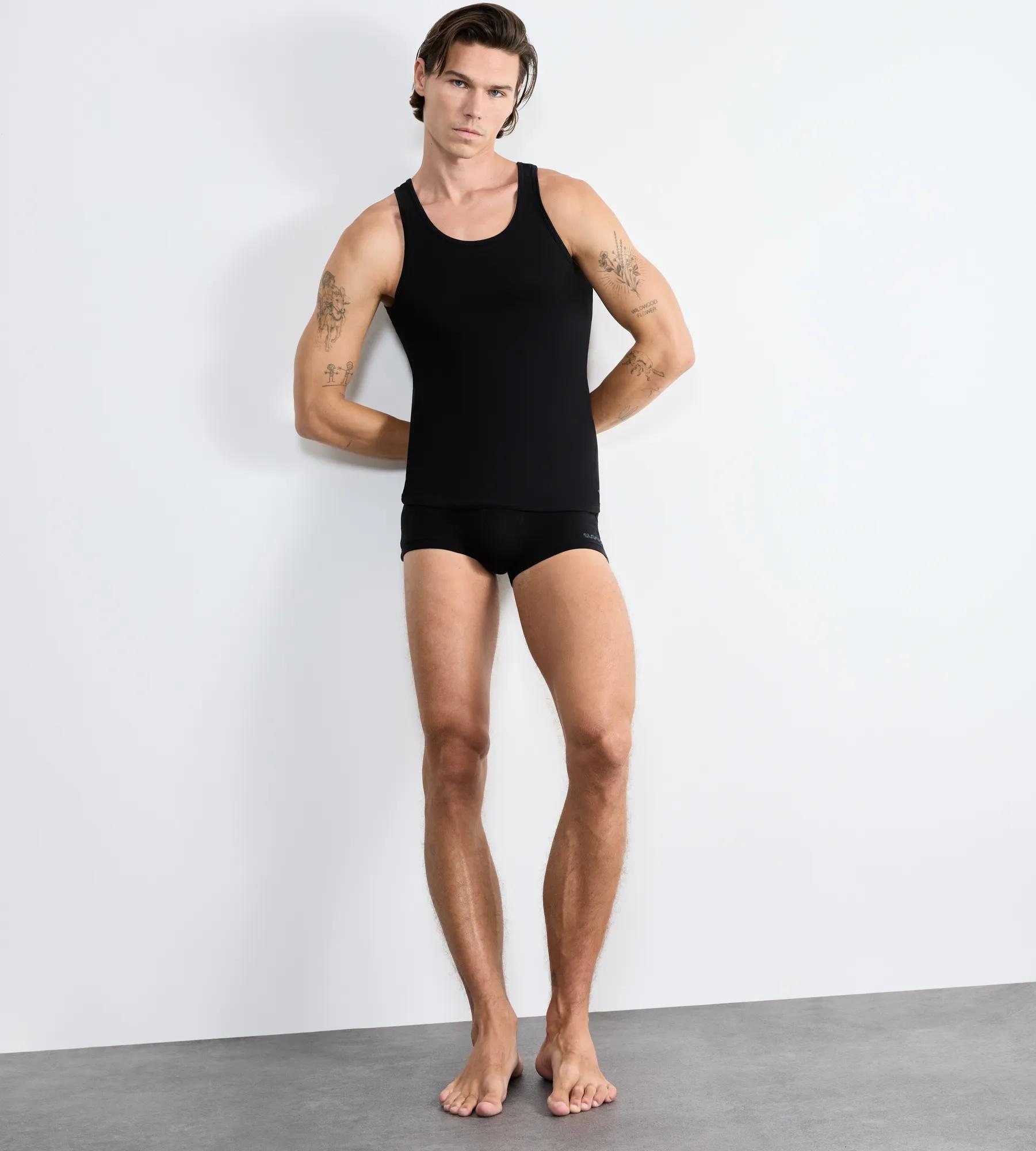 sloggi Tanktop »men GO ABC 2.0« Rundhalsausschnitt, ärmellos, Regular Fit, Baumwollmischung