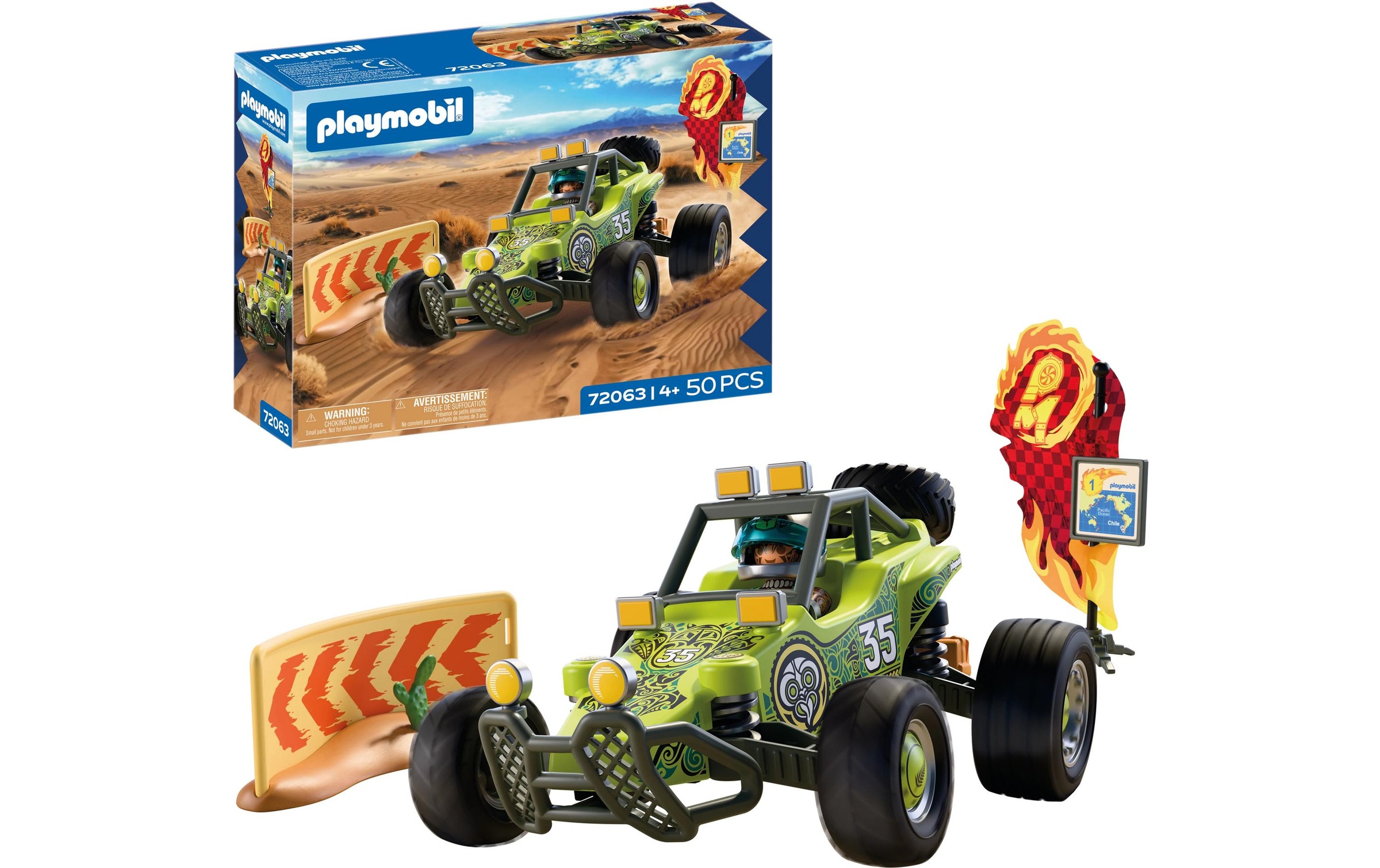 Playmobil® Jeu de construction »Offroad Buggy  (72063), City Action« Made in Europe