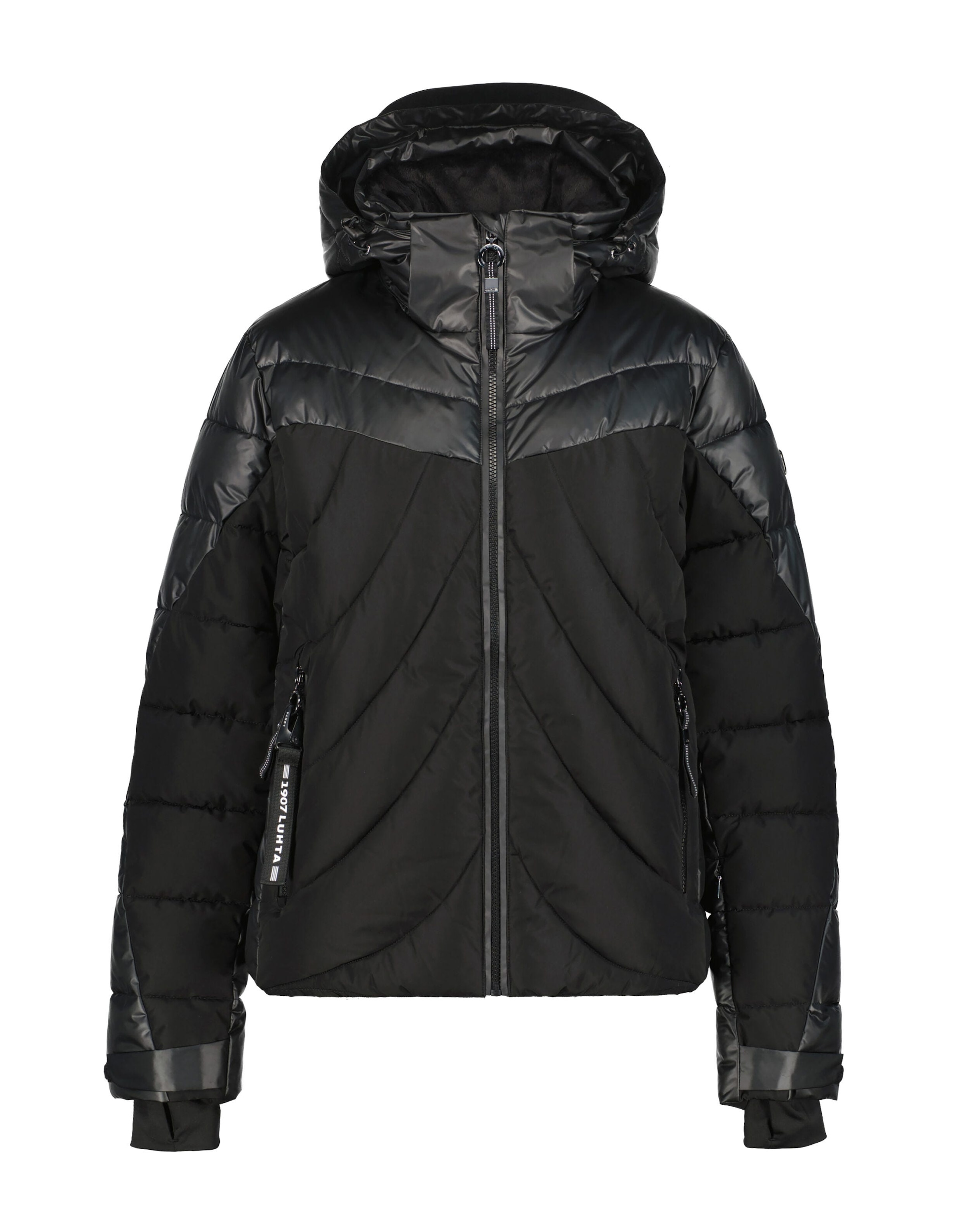 Image of Luhta Steppjacke "D DOWNLOOK JACKE KIISTALA" mit Kapuze im tollen Materialmix, Kragen mit Fleecefutter, Kapuze mit Kordelzug