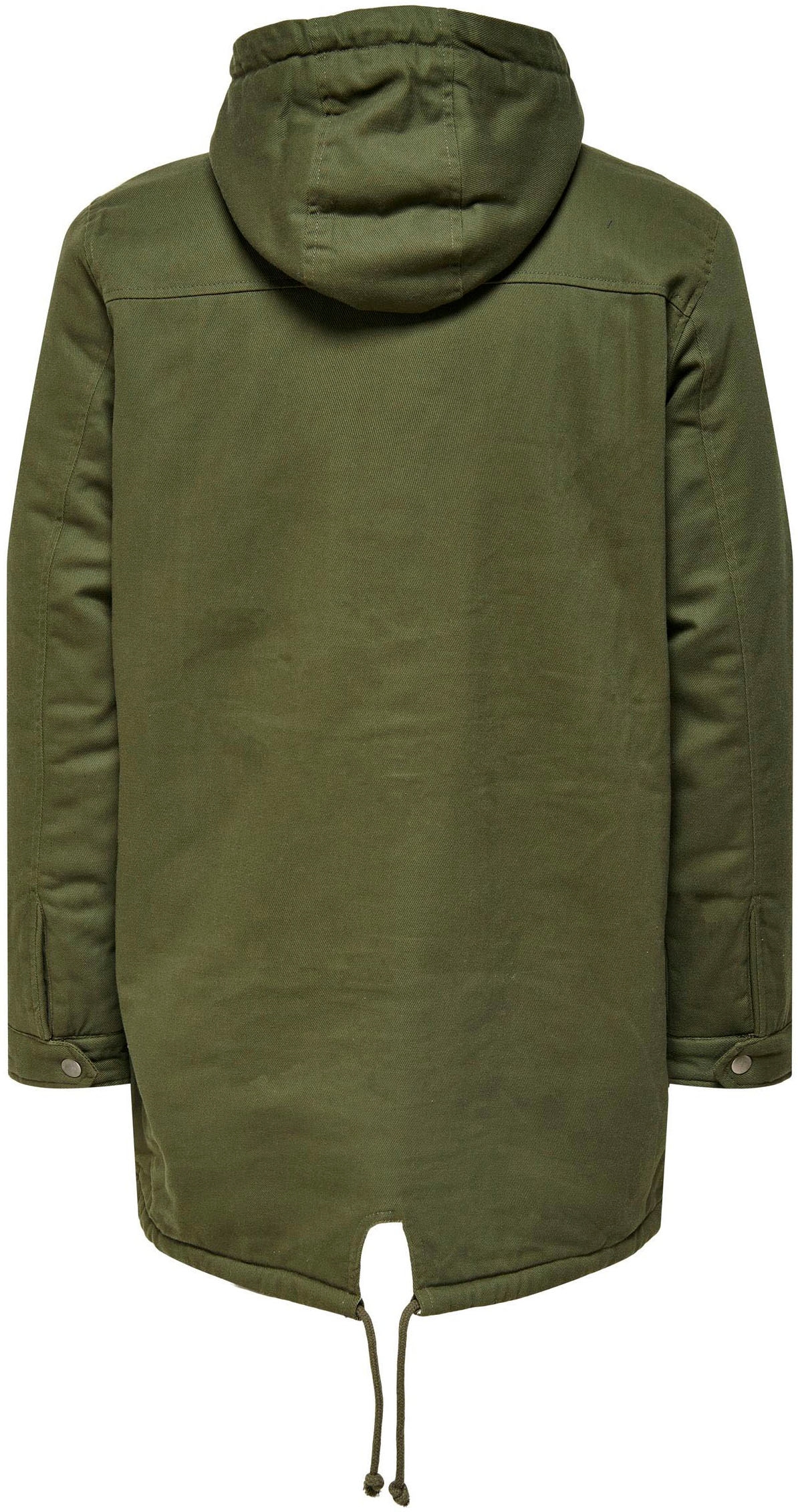 ONLY & SONS Parka »ALEX TEDDY PARKA«, mit Kapuze