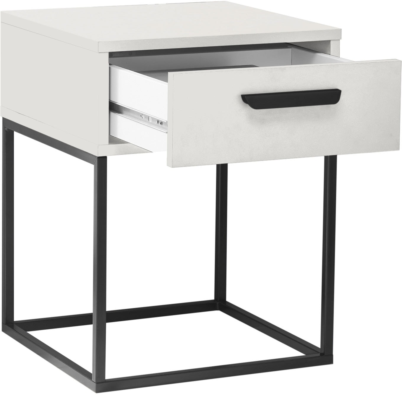 Schlafkontor Nachtkommode »Suna Kommode, Nachttisch, Nachtschrank« auf Metallgestell