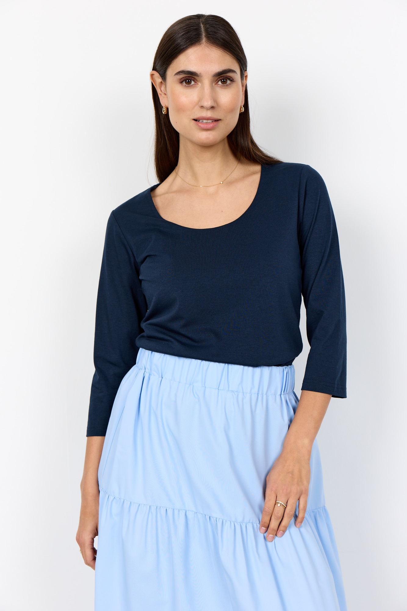 soyaconcept Shirt à col rond »SC-PYLLE 175«