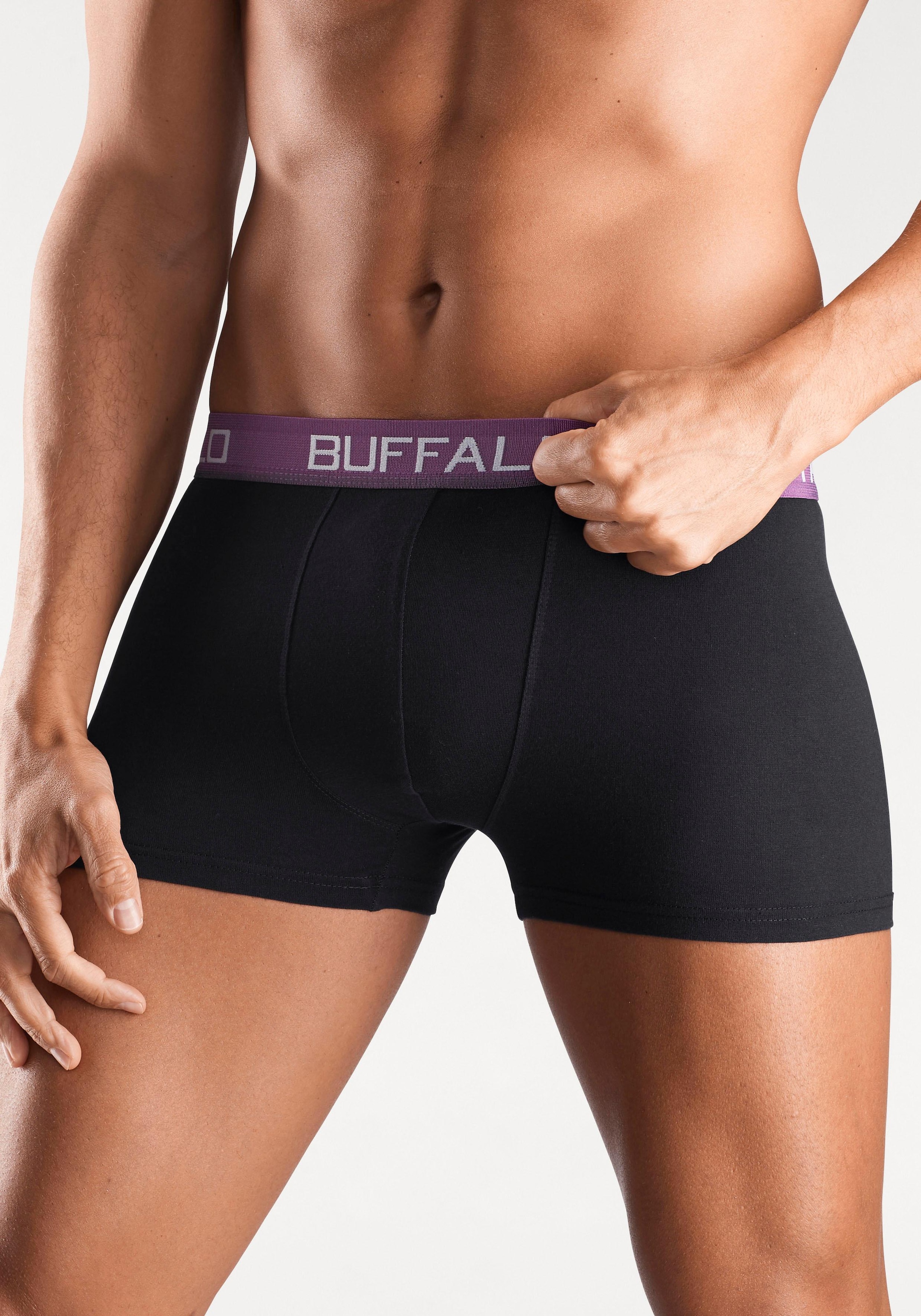 Buffalo Boxer »Boxershorts für Herren« Packung, 4 Stk. aus Baumwoll-Mix