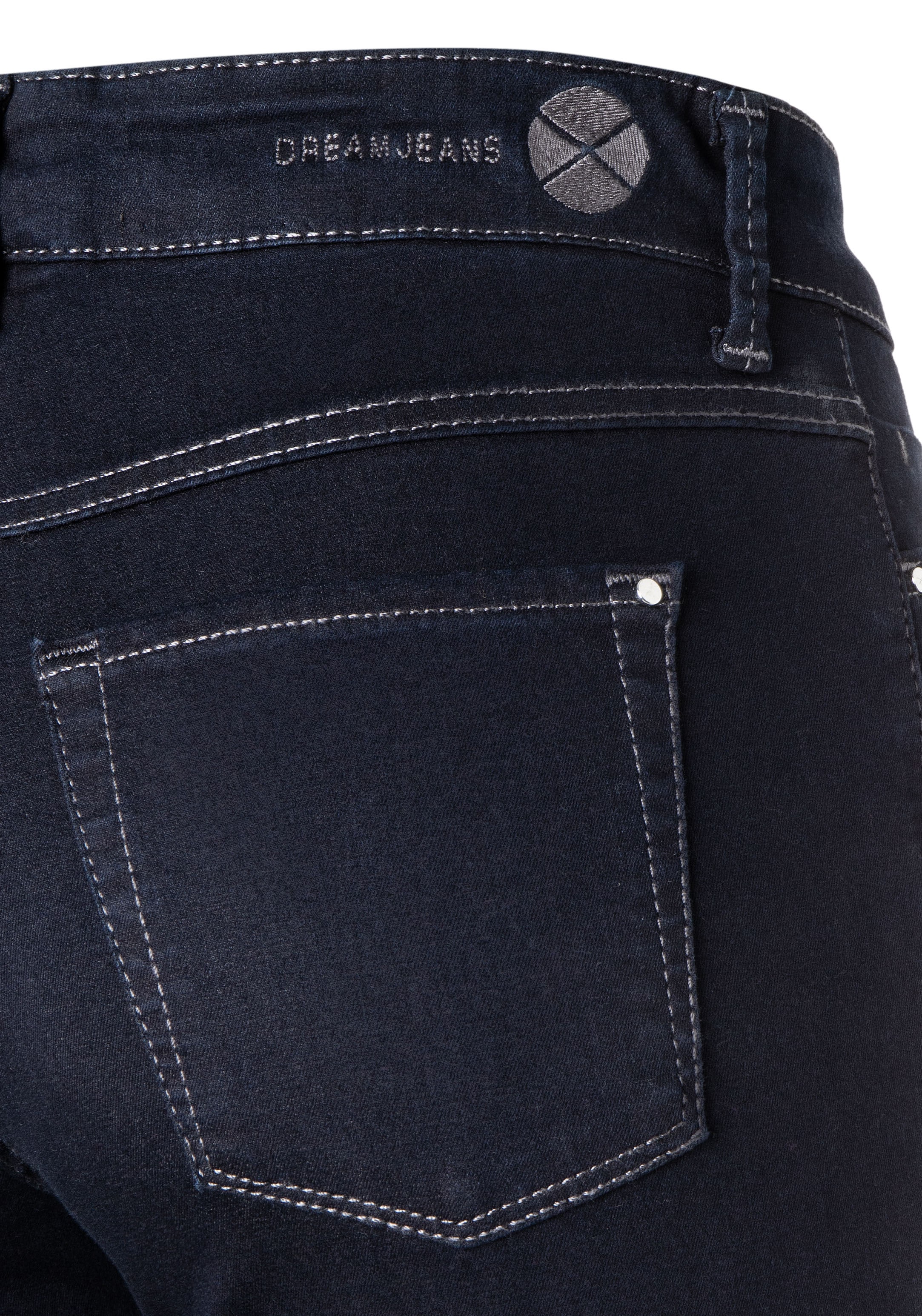 MAC 7/8-Jeans »Dream Chic«, verkürzte Form mit Reissverschluss