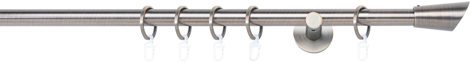 mydeco Gardinenstange »20mm Rag Wandträger 6,5 cm«, 1 läufig-läufig, Fixmass