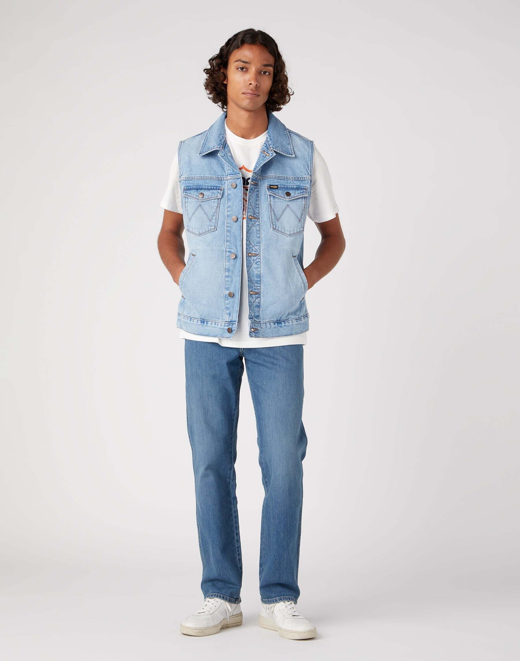 Wrangler Jeansjacke »Wrangler Jeansjacke Denim Vest«