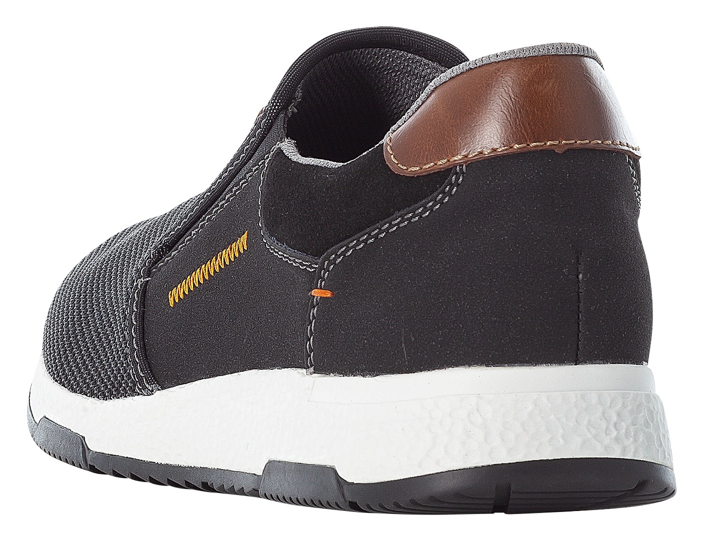 Rieker Slip-On Sneaker  Casual Slipper, Freizeitschuh, Schlupfschuh mit Kontrastnaht