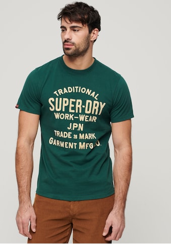 T-Shirt »WORKWEAR FLOCK GRAPHIC T SHIRT«