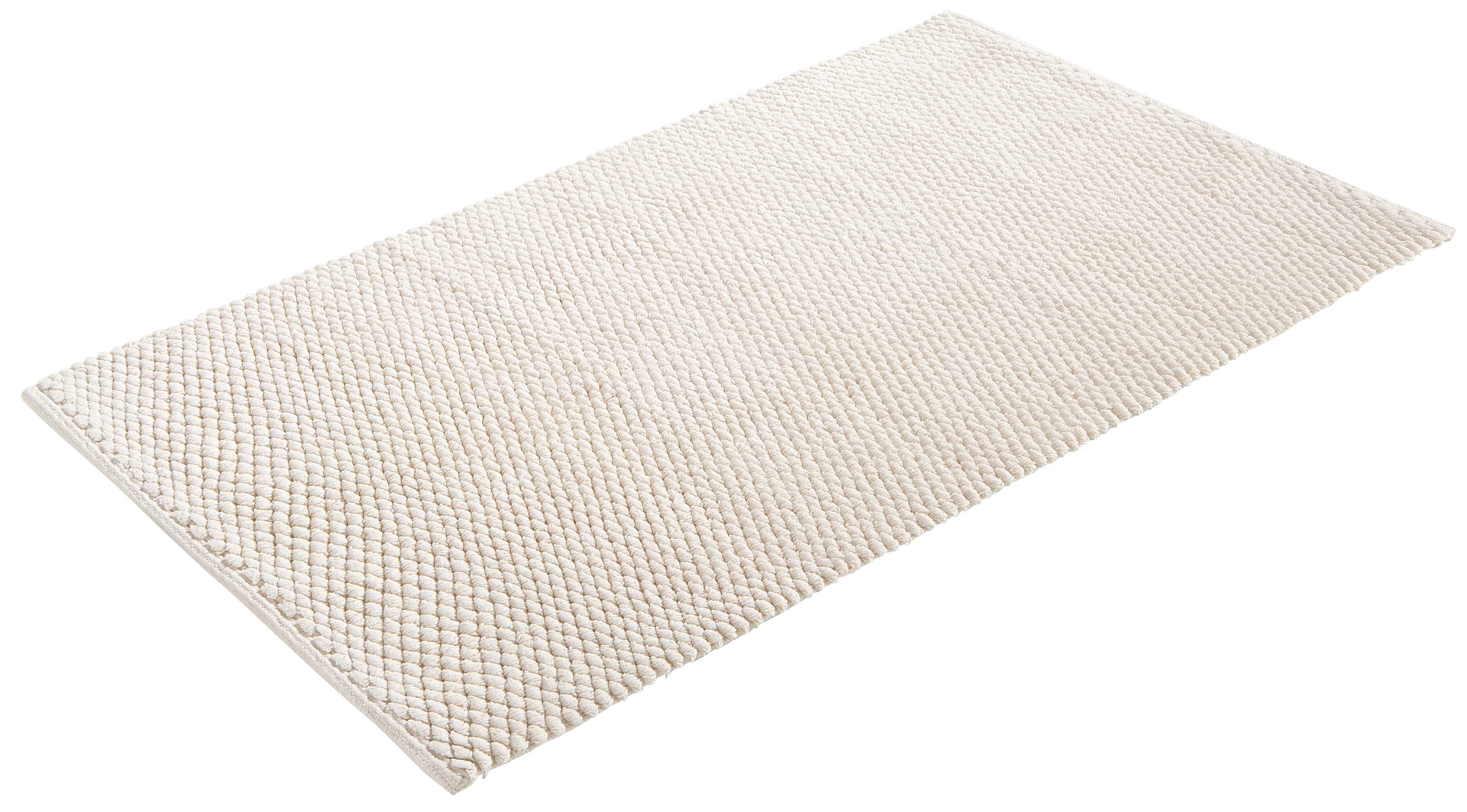 OTTO home Badematte "Dalia, Badvorleger, Badezimmer Teppich" Höhe 4 mm fußbodenheizungsgeeignet  strapazierfähig Baumwolle, Badteppich, Badematten auch als 2-teiliges Set erhältlich