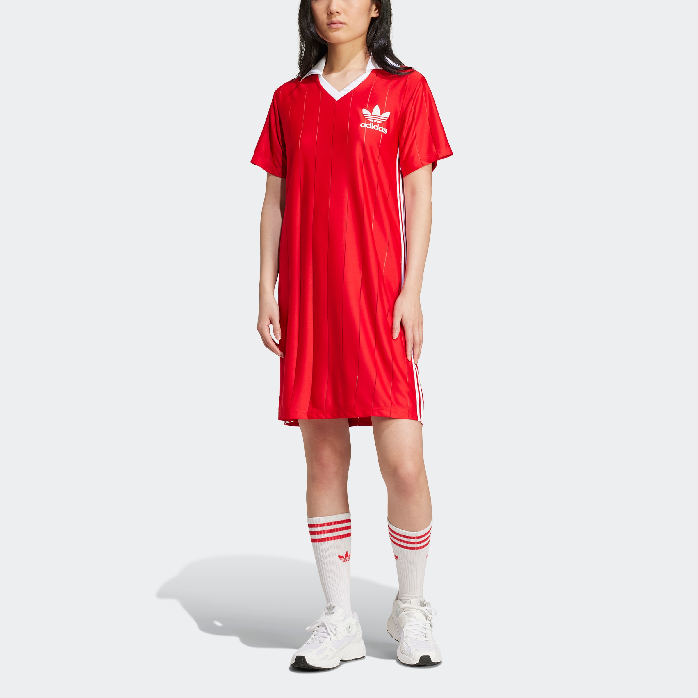 adidas Originals Shirtkleid »3 S PNST DRESS«, (1 tlg.)