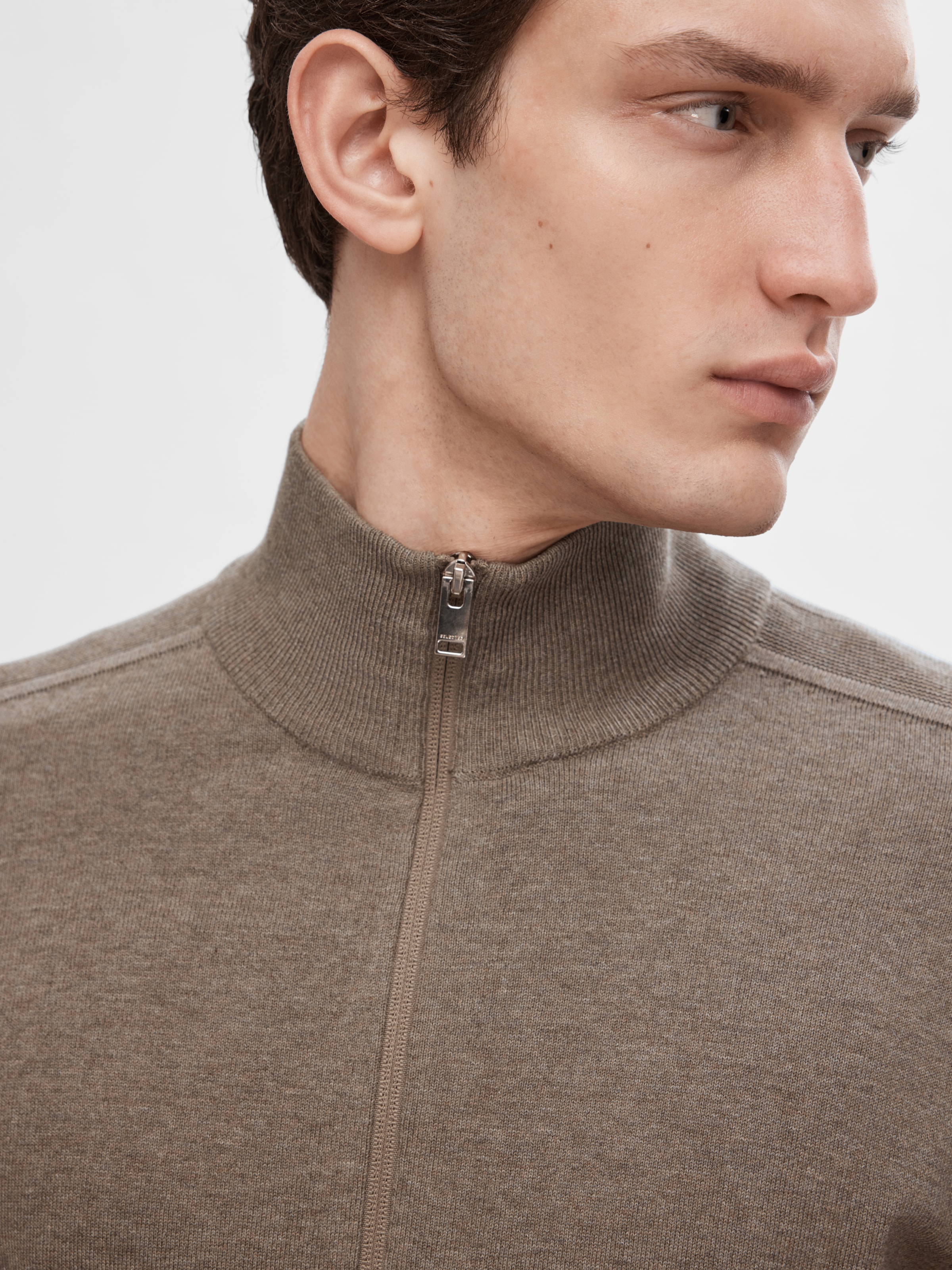 SELECTED Veste en tricot »SLHBERG FULL ZIP CARDIGAN NOOS«