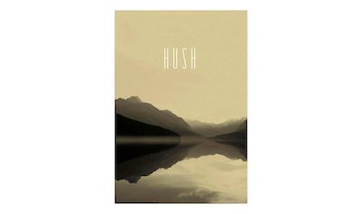 Poster »Word Lake Hush Sand«, Natur, (1 St.)