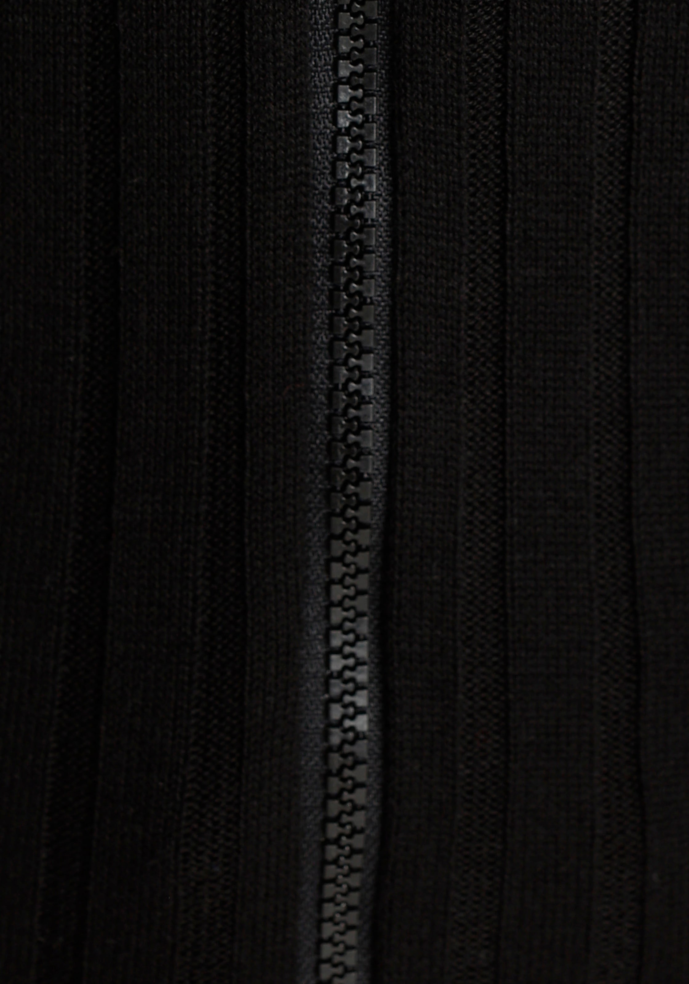 KangaROOS Kapuzenstrickjacke im sportiven Design mit Reissverschluss