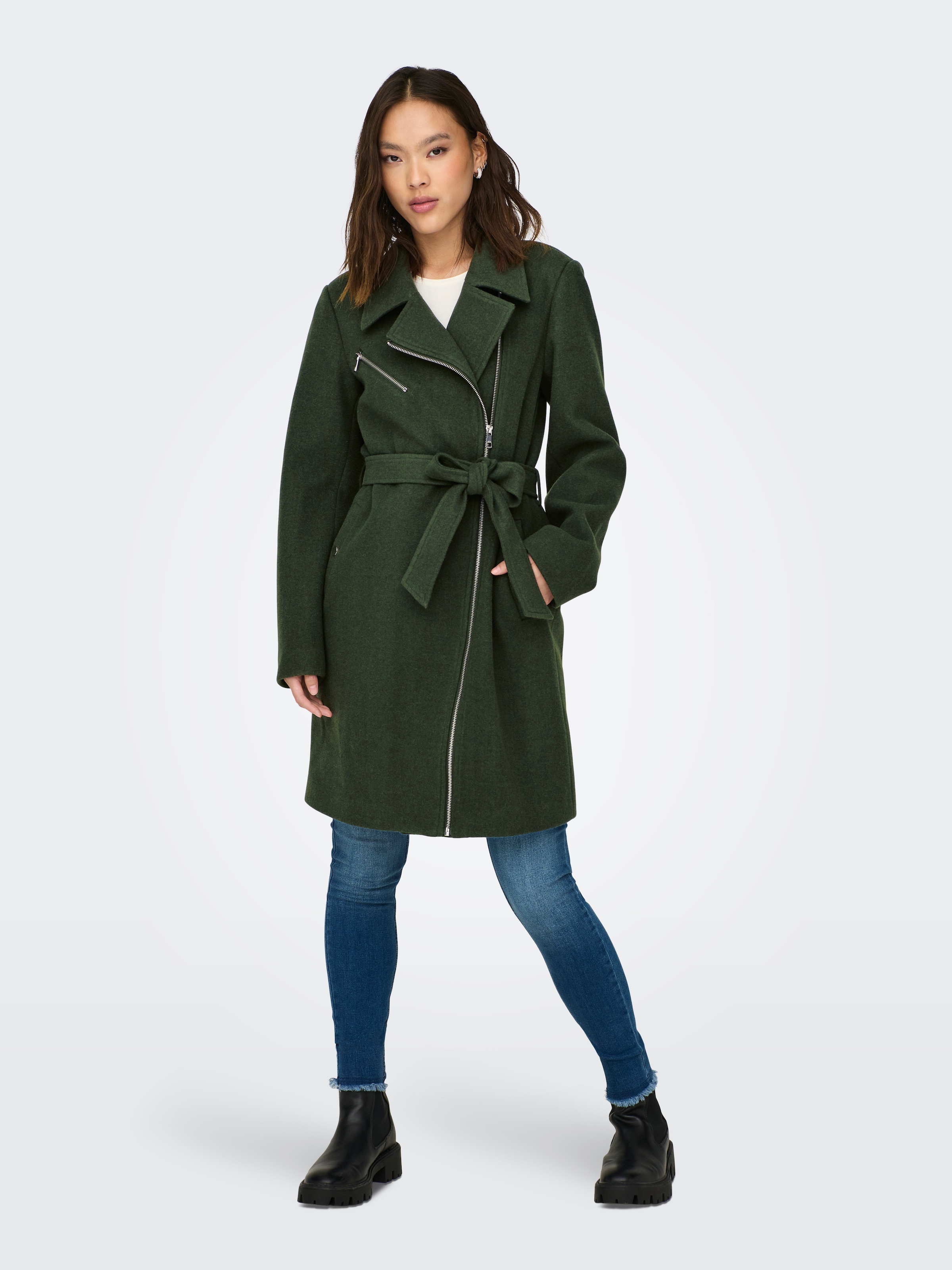 ONLY Kurzmantel »ONLEMILY ZIP BIKER COAT OTW«