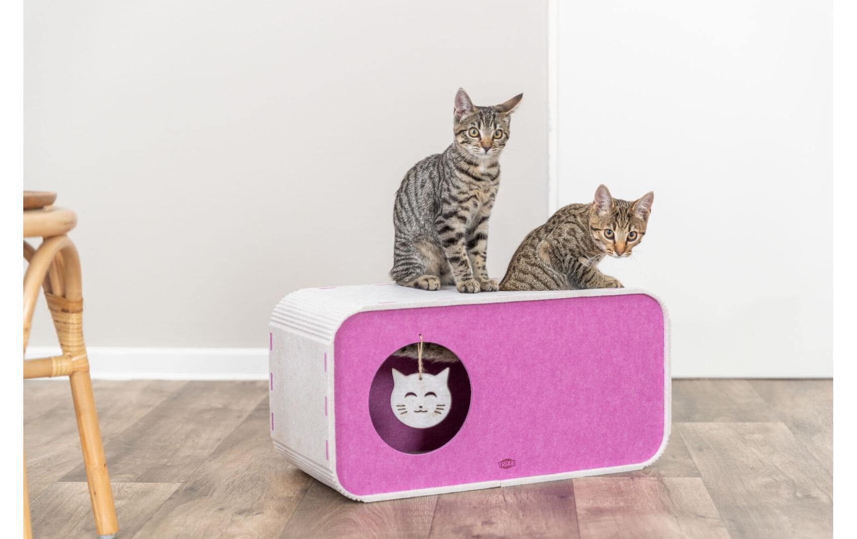 TRIXIE Lit pour animal »Merle Filzhöhle eckig 58 x 29 x 27 cm«