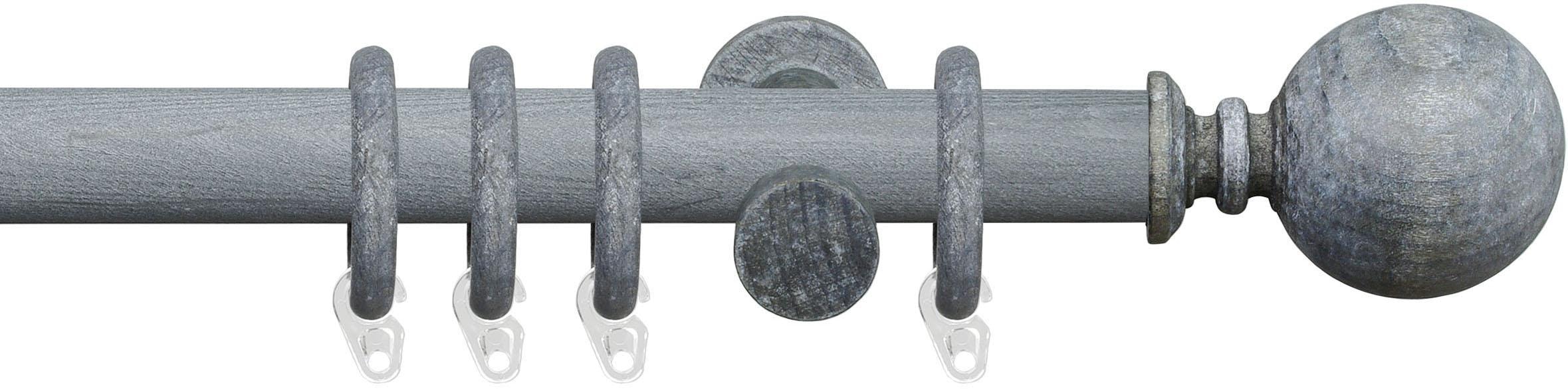 Image of Liedeco Gardinenstange "Terra Kugel" Ø 28 mm 1 läufig-läufig Fixmass