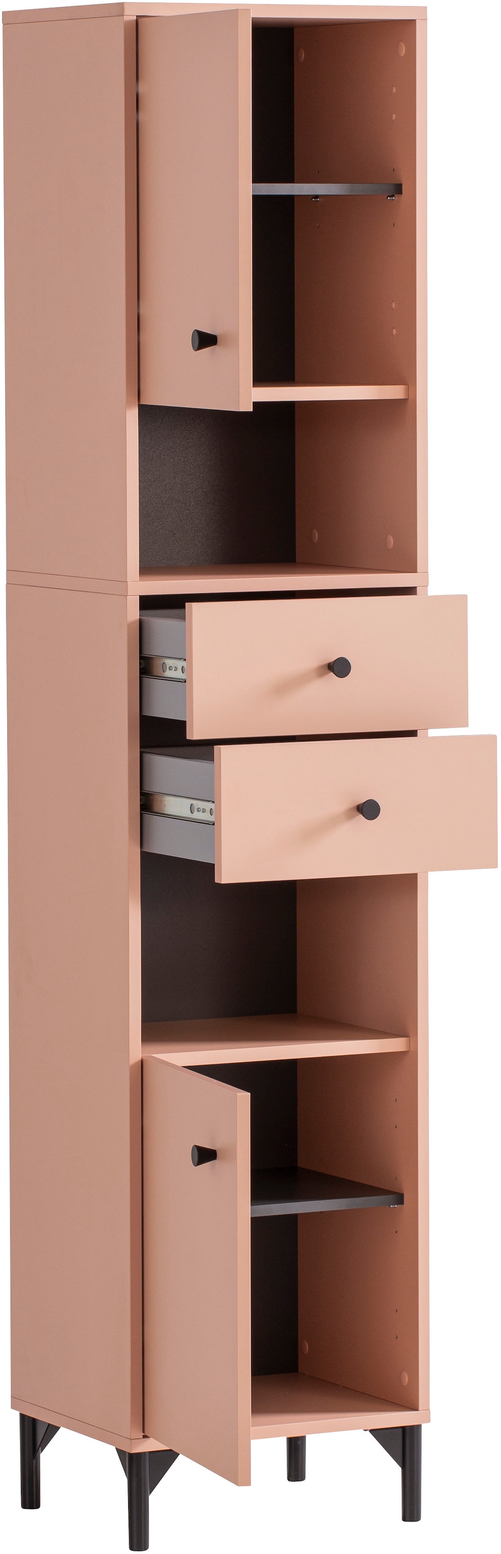 Schildmeyer Armoire haute »Smash, Breite 40 cm« Apricot Dekor, wechselbarer Türanschlag