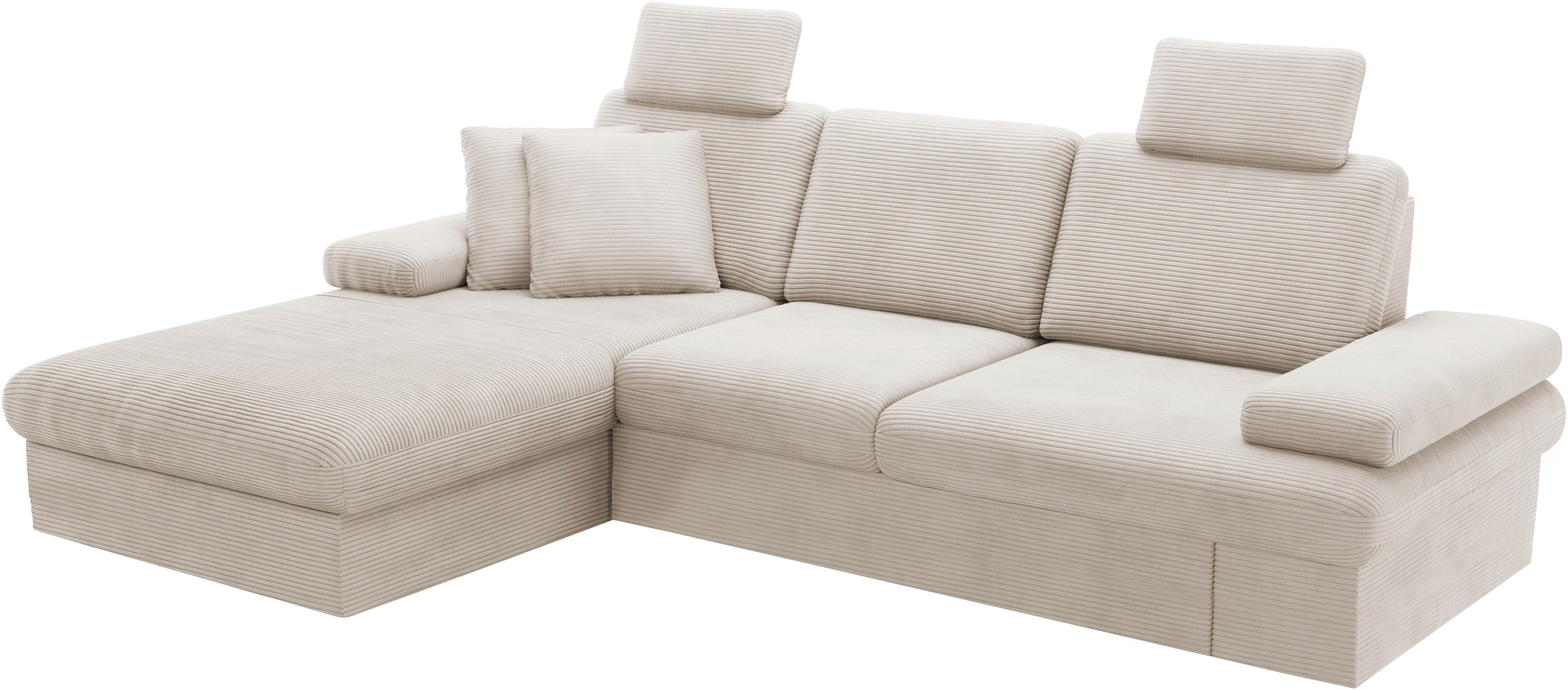 sit&more Ecksofa »Moreno«, mit Armteilverstellung,wahlweise mit Bettfunktion