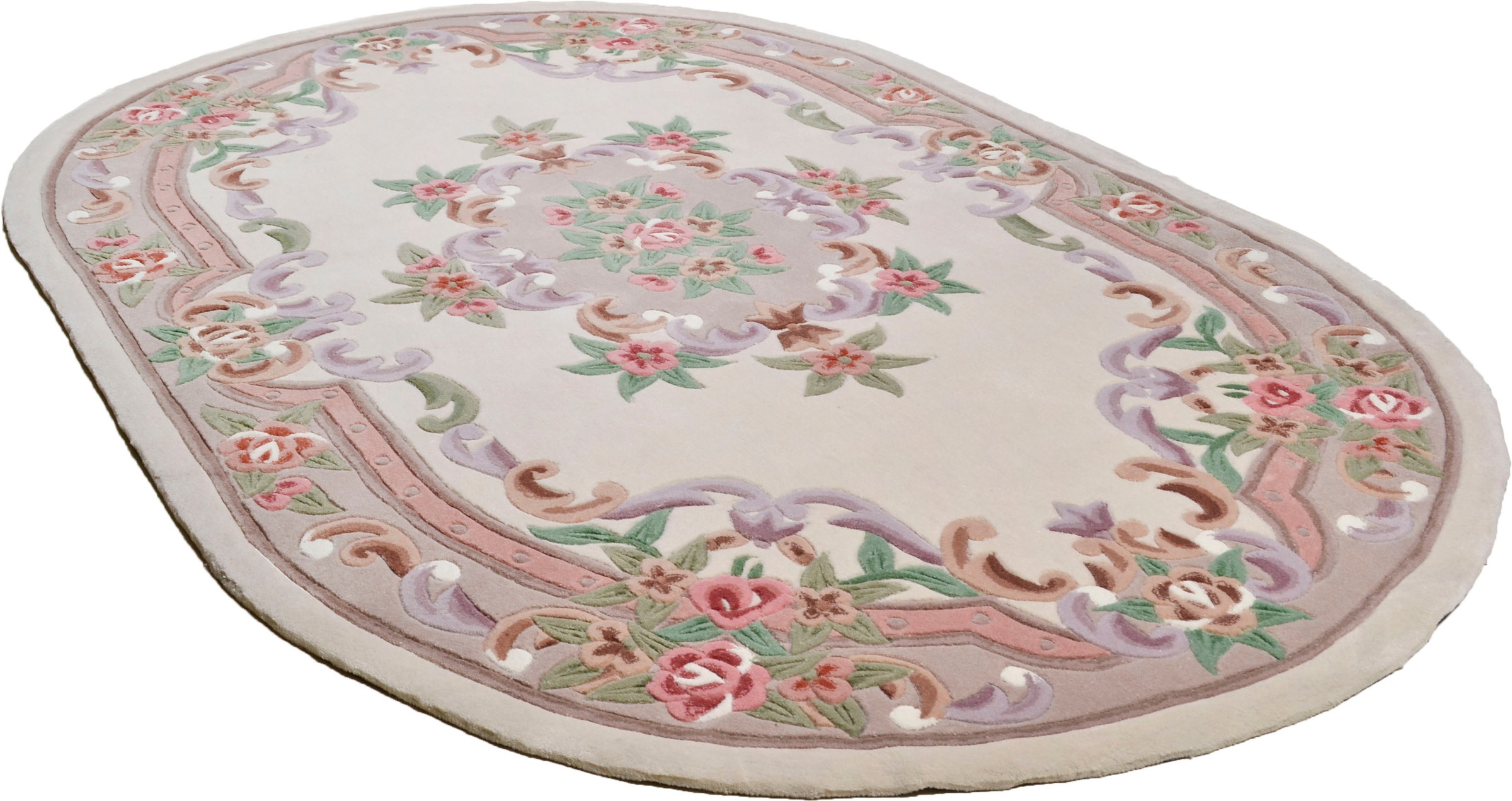 Image of THEKO Teppich »Ming«, oval, 14 mm Höhe, hochwertiges Acrylgarn, ideal im Wohnzimmer & Schlafzimmer bei Ackermann Versand Schweiz