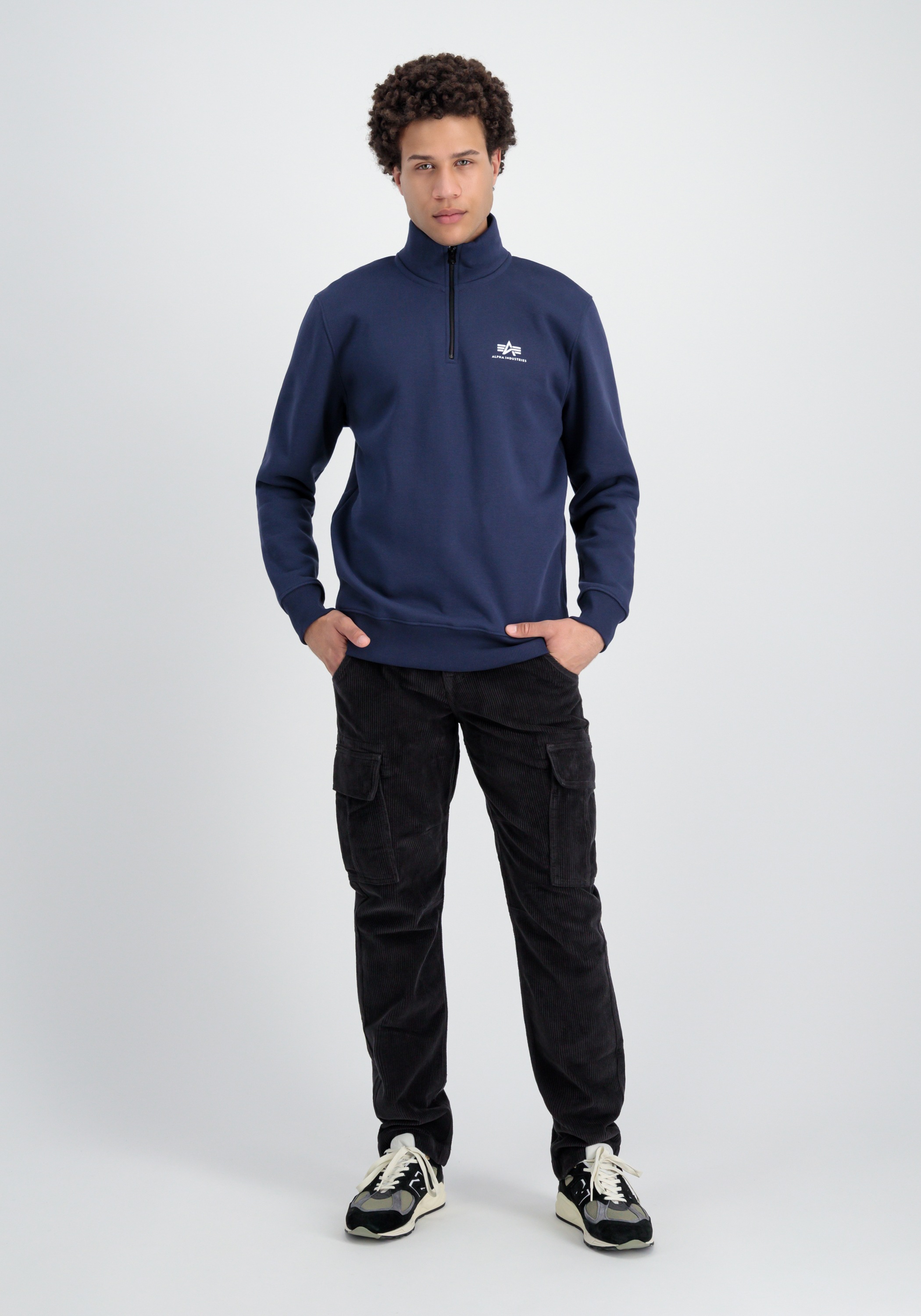 Alpha Industries Sweater »Alpha Industries Men - Sweatshirts Half Zip Sweater SL«