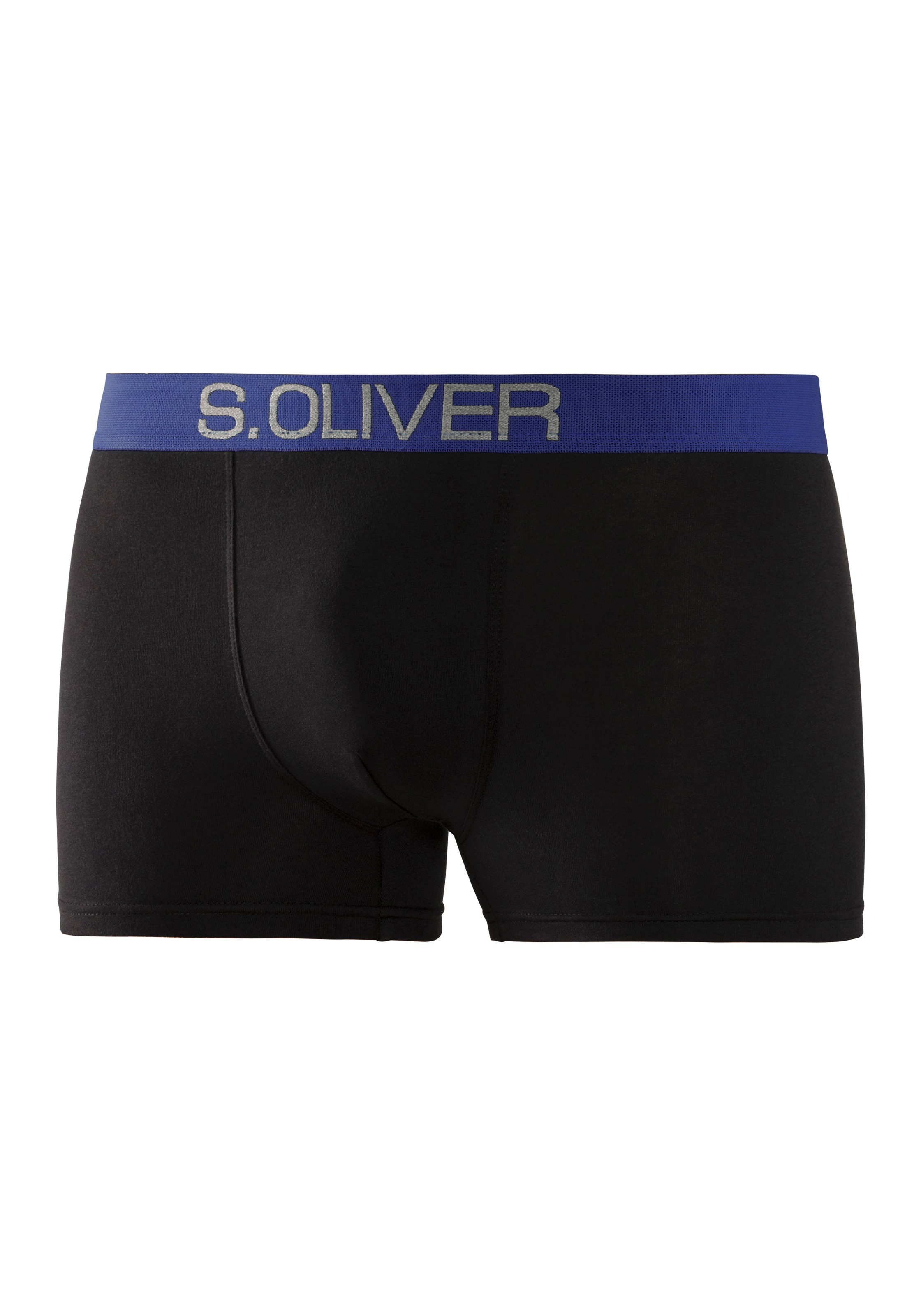 s.Oliver Boxer, (Packung, 4 St.), mit kontrastfarbenem Webbund